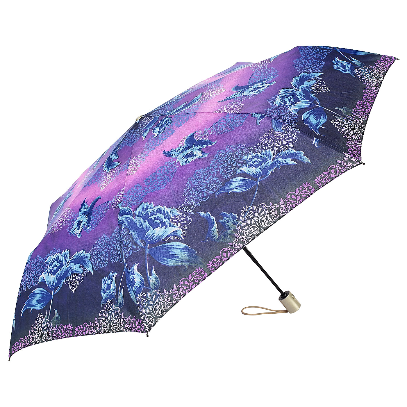 Складной зонт с цветочным узором Raindrops