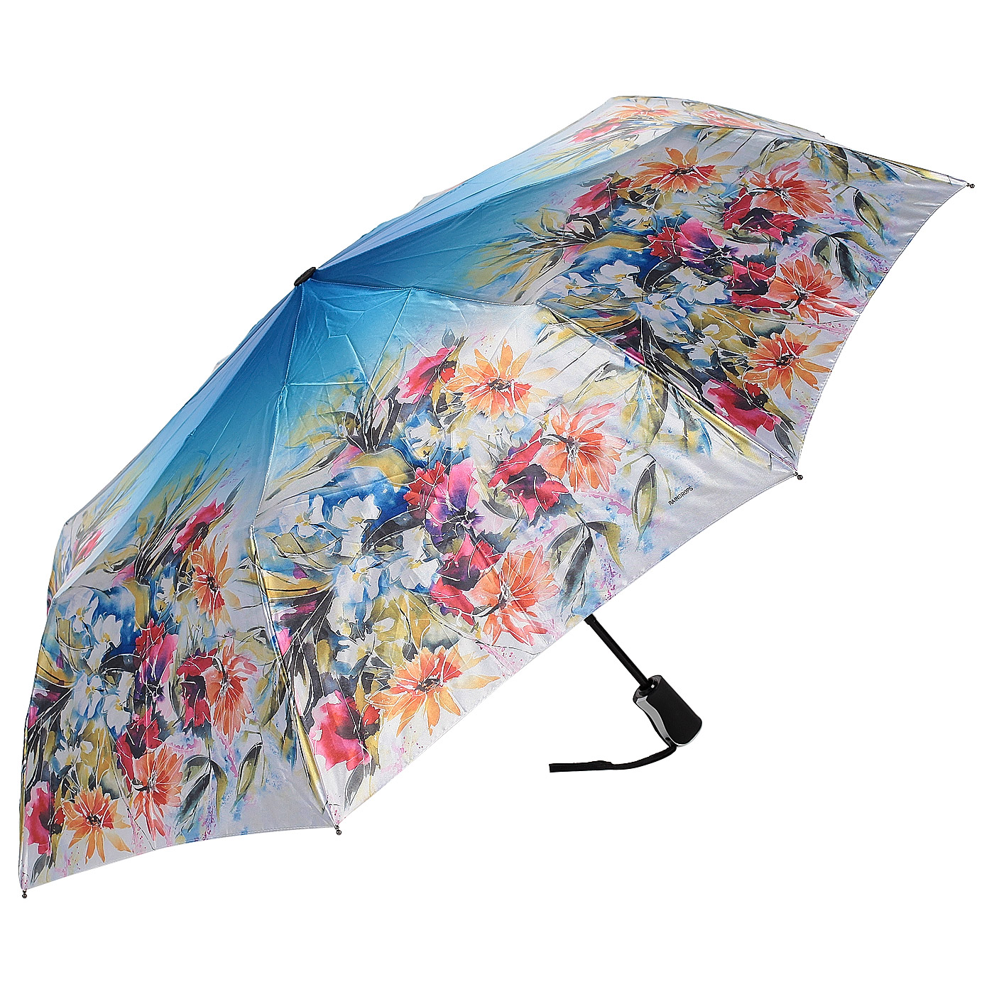 Автоматический зонт с цветочным принтом Raindrops