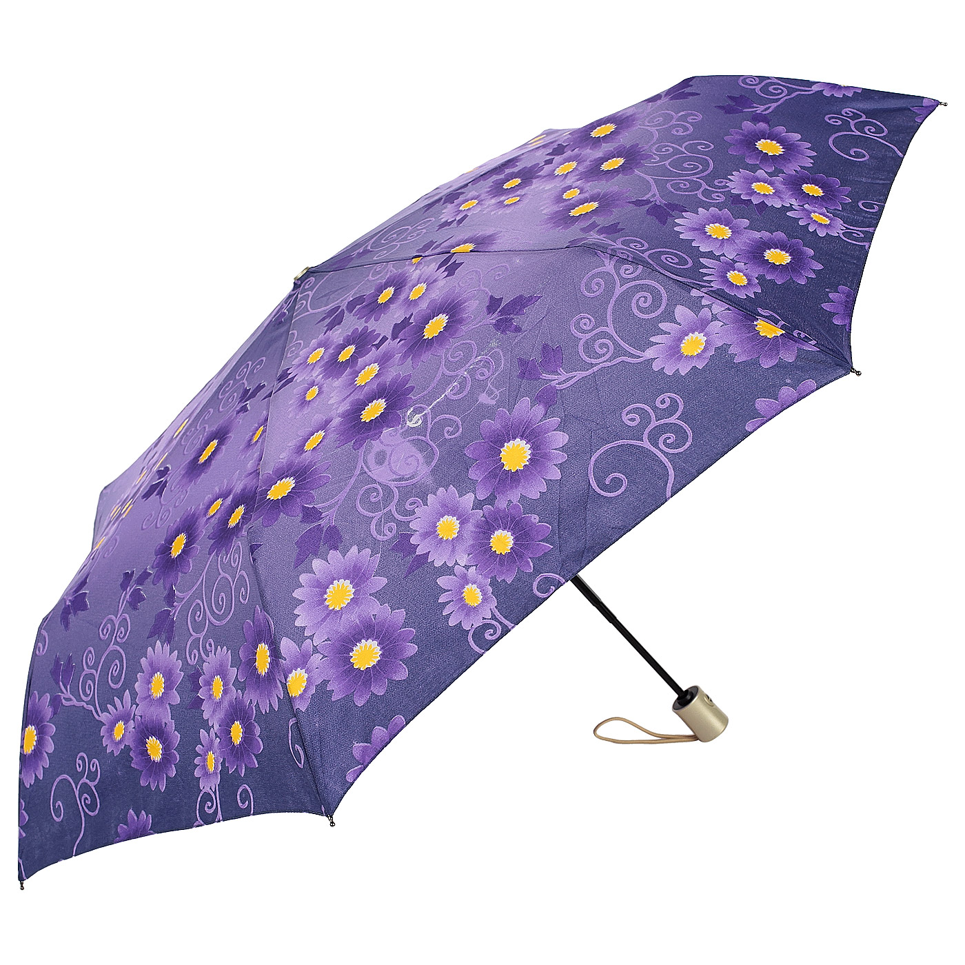 Автоматический зонт с цветочным узором Raindrops