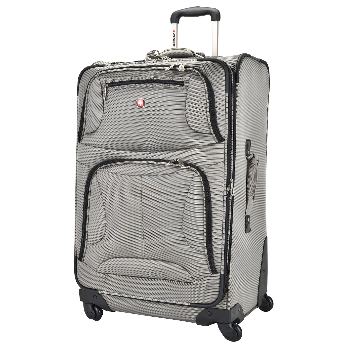 Вместительный тканевый чемодан на колесах Wenger
