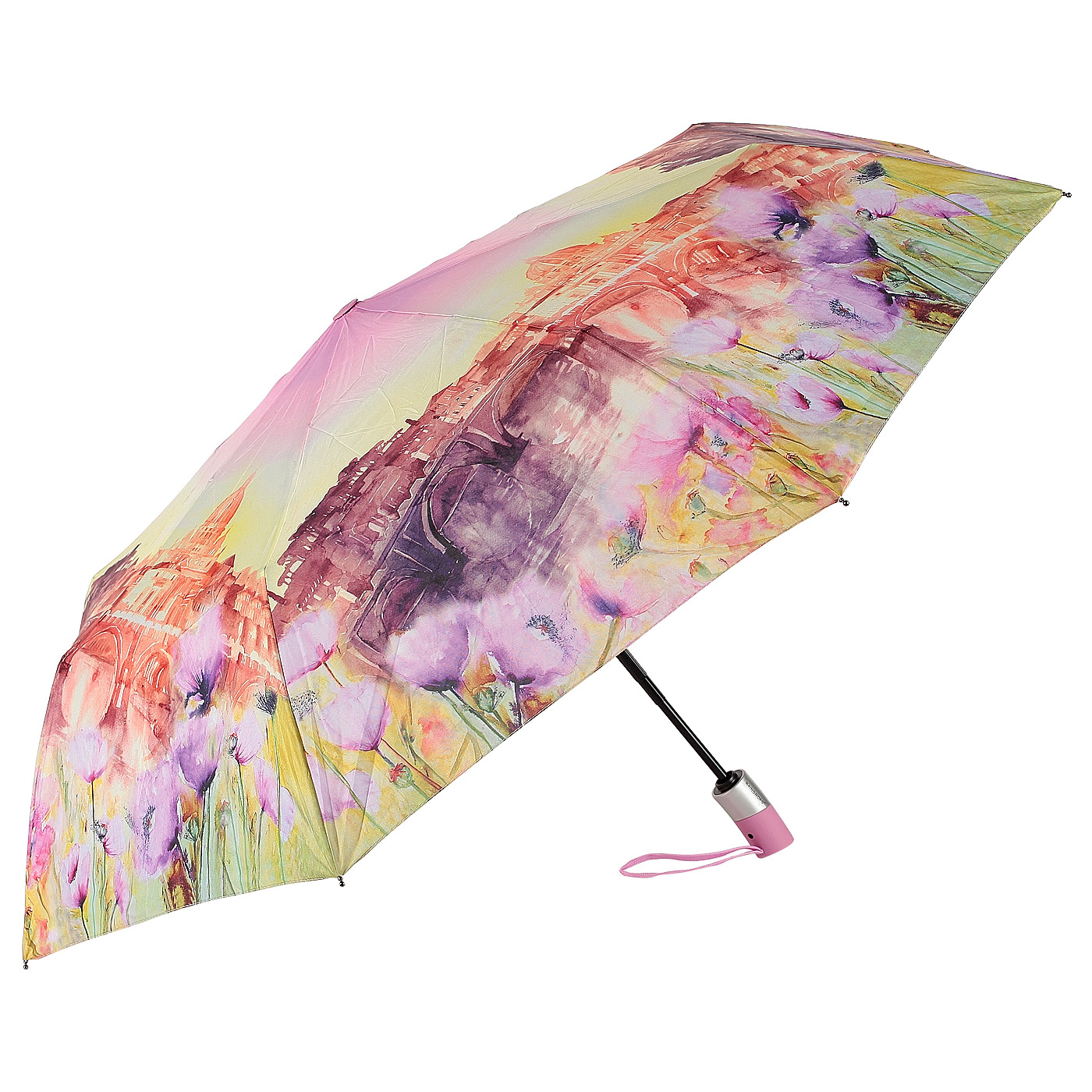 Складной зонт с принтом Raindrops