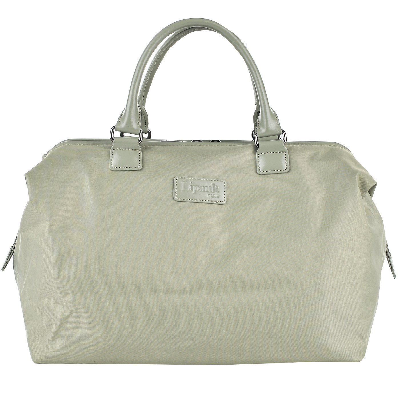 Текстильная дорожная сумка зеленого цвета Lipault