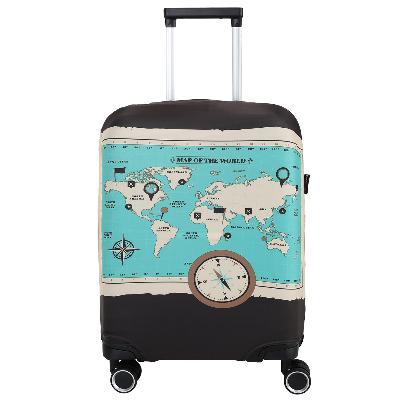 Чехол для чемодана Eberhart Worldmap
