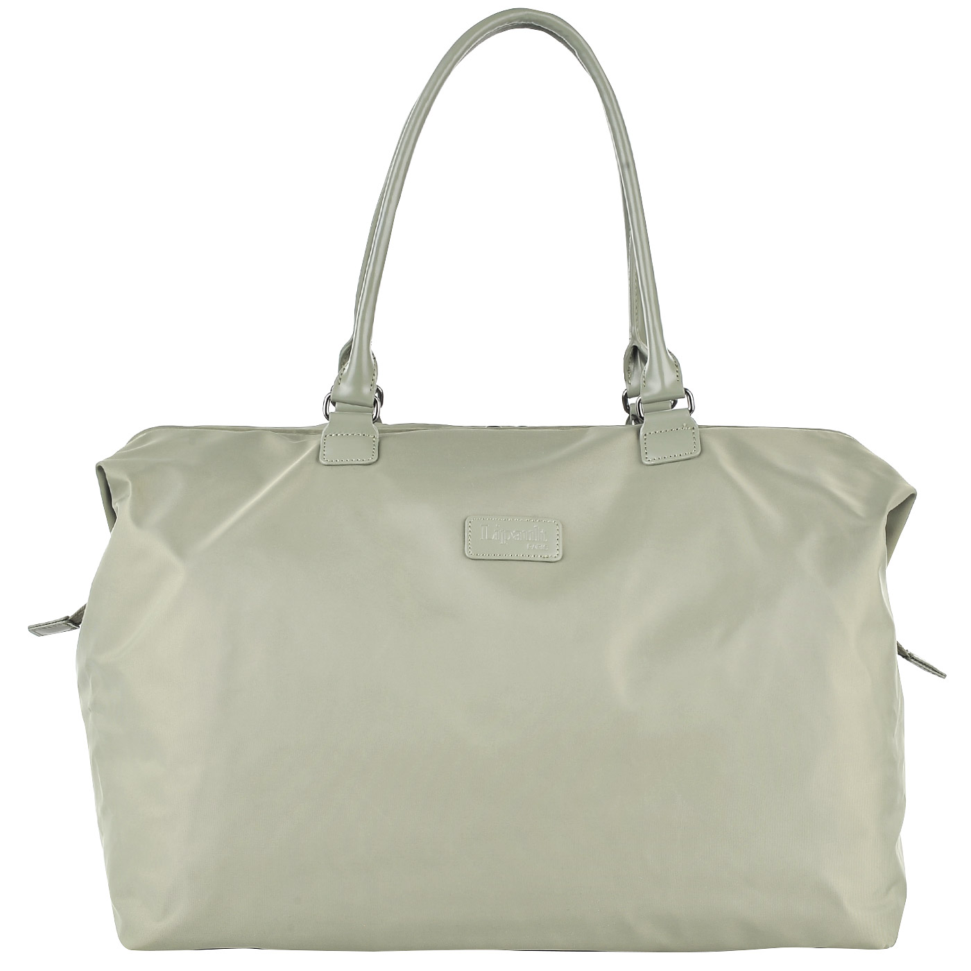 Текстильная дорожная сумка зеленого цвета Lipault