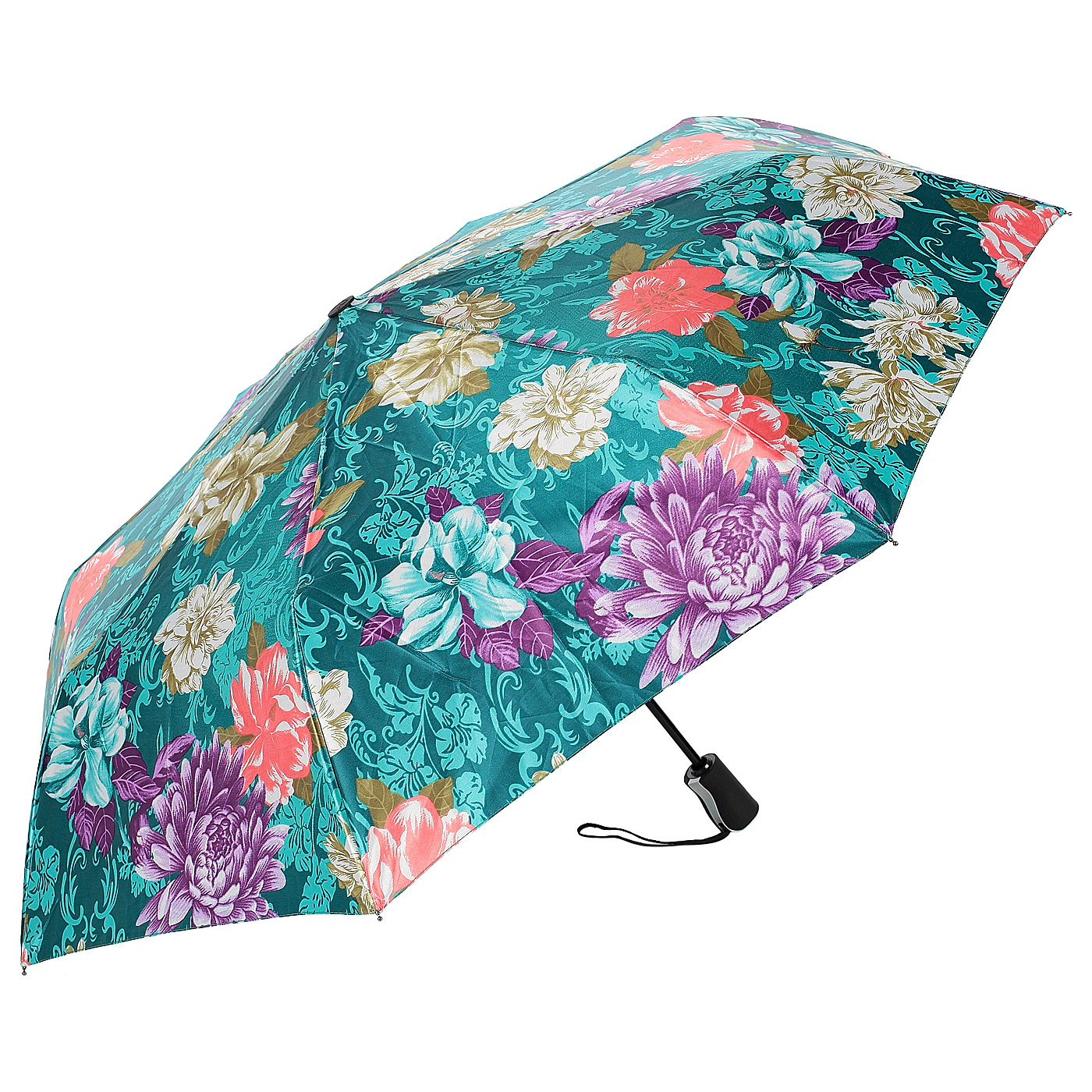 Автоматический зонт с цветочным принтом Raindrops