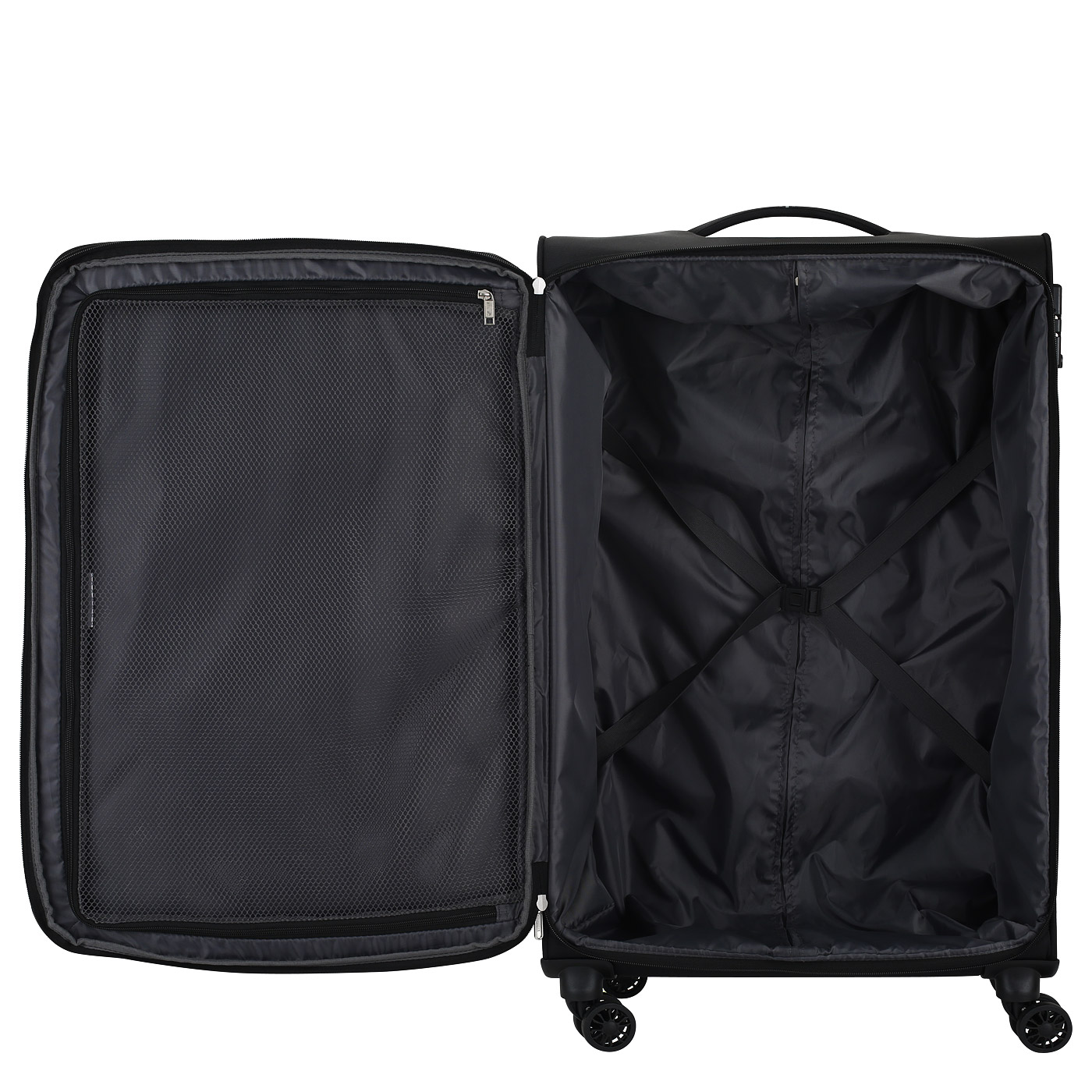 Чемодан большой L тканевый с кодовым замком American Tourister Crosstrack