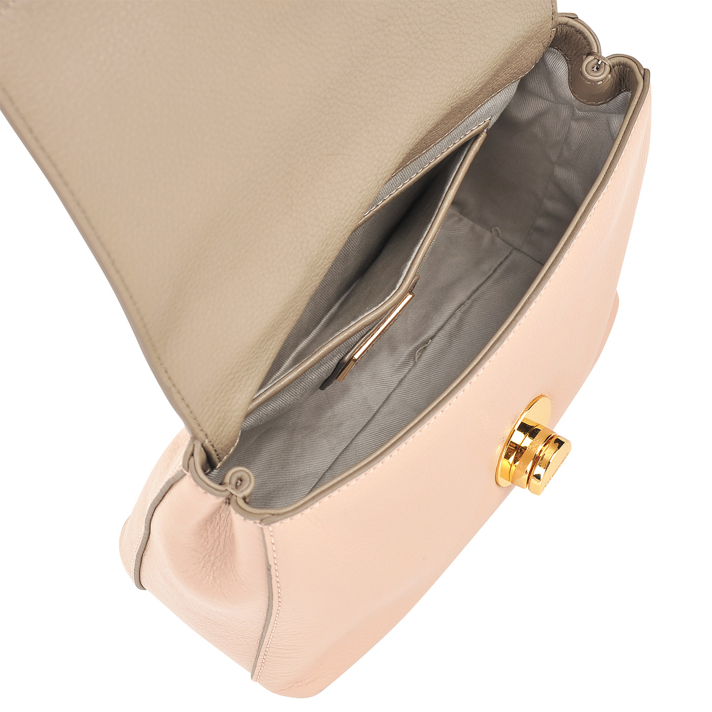 Маленькая кожаная сумочка со съемным ремешком Coccinelle Liya