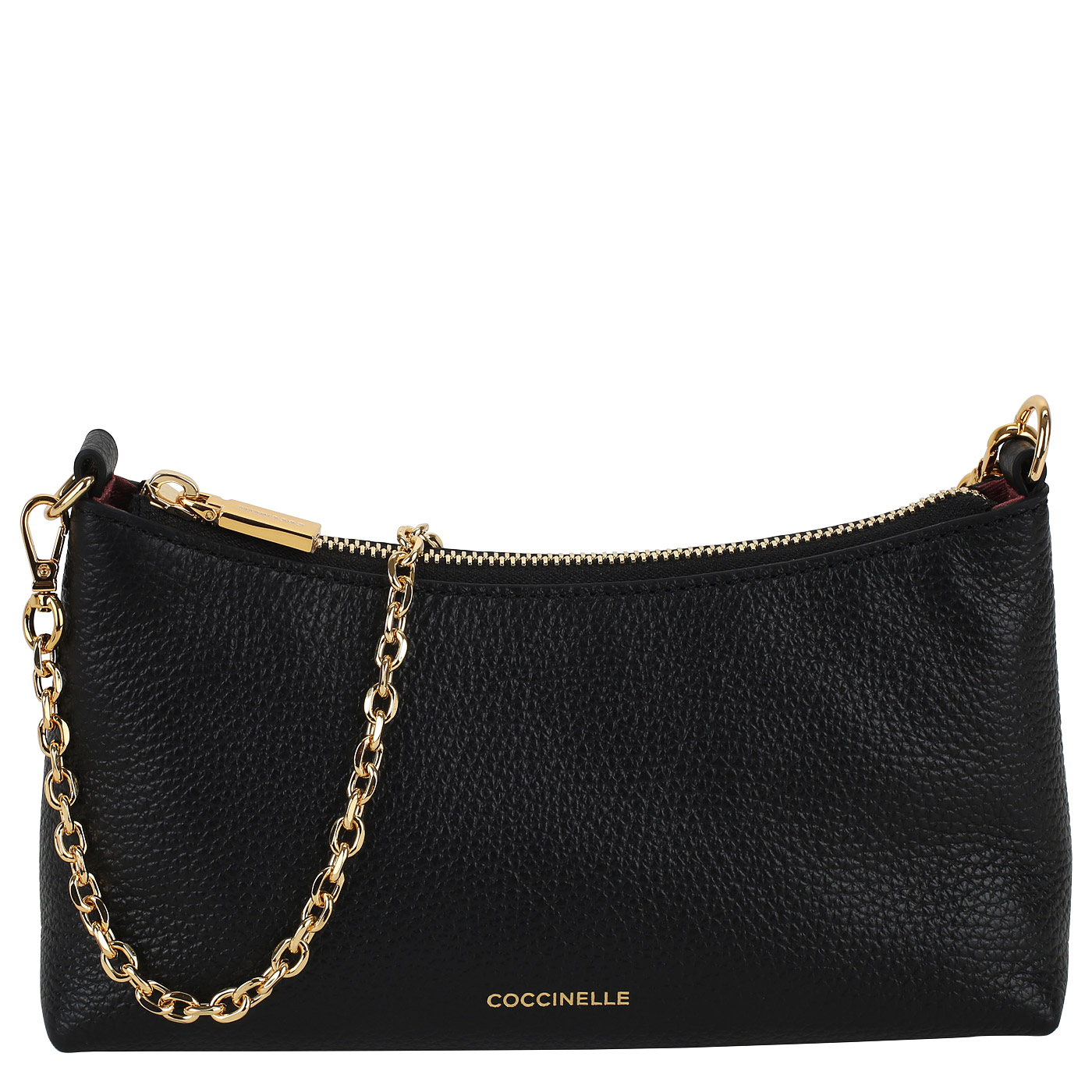 Кожаная сумка с цепочкой Coccinelle CoccinelleAura QH0 55 01 01 001 ...