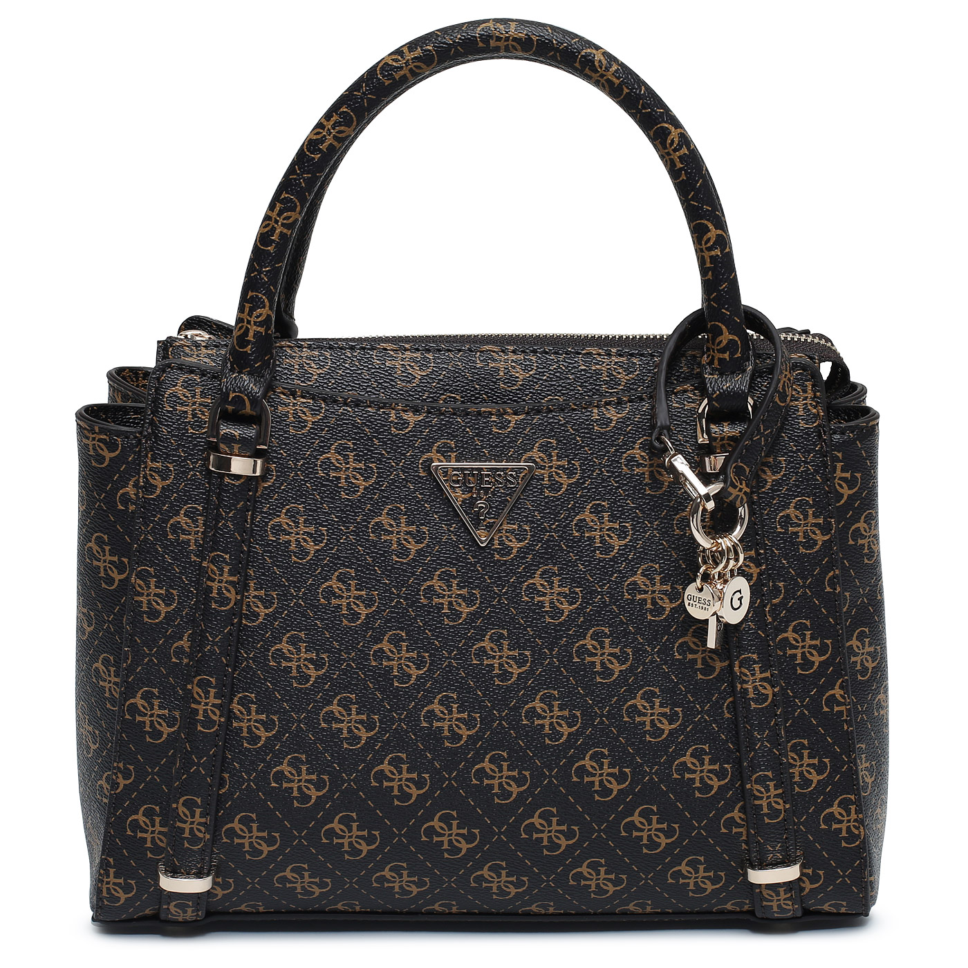 Сумка с двумя ручками Guess Eco Erica HWEQG9 51006_brown logo_pc ...
