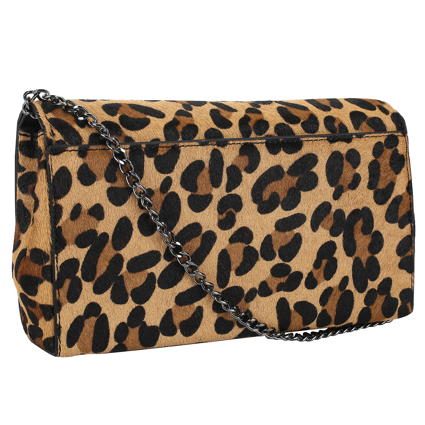 Сумочка через плечо с цепочкой Love Moschino Animal block