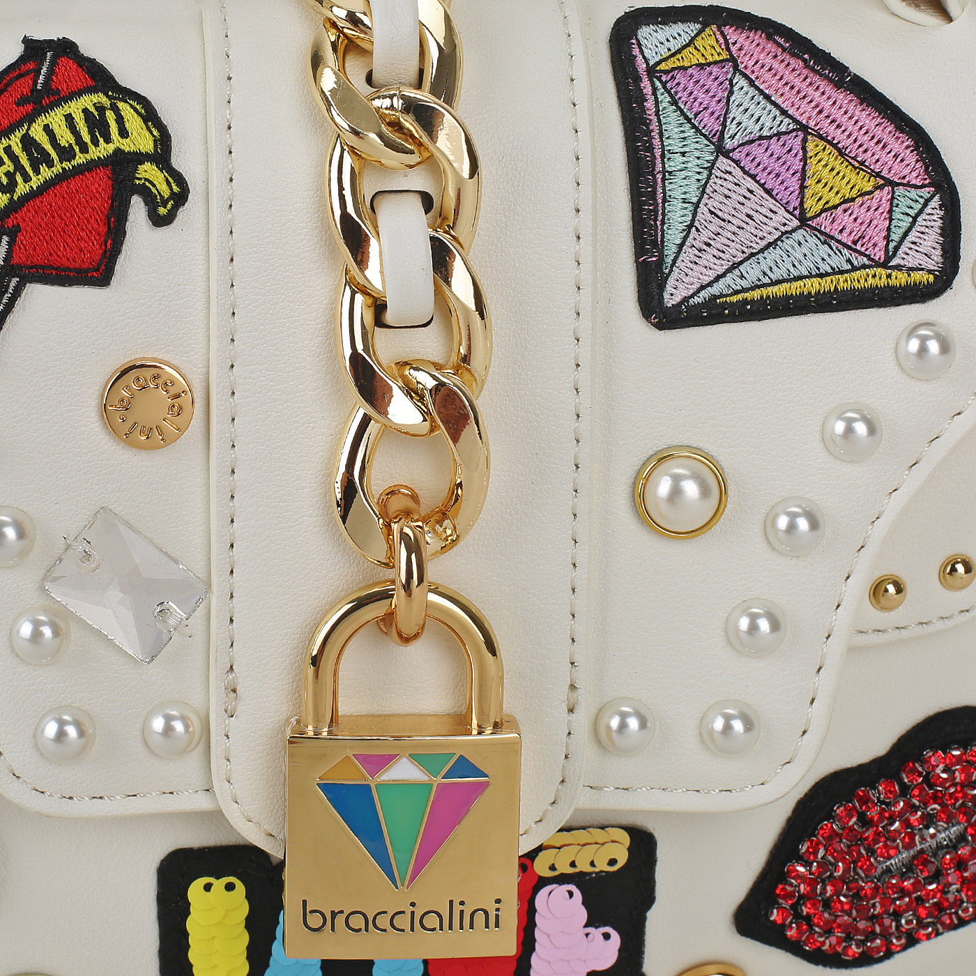 Сумка с ручкой Braccialini Rock