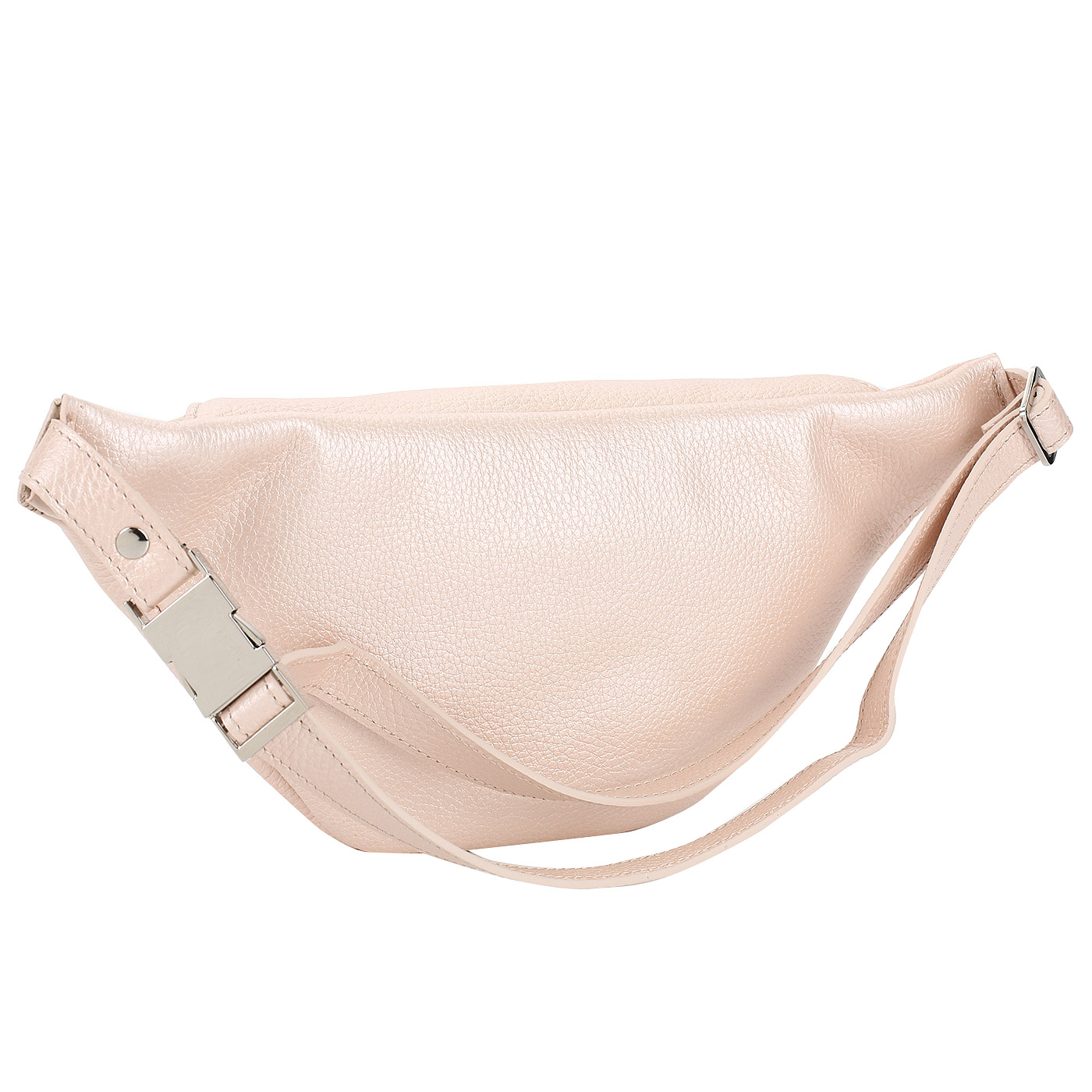 Поясная сумка из металлизированной кожи Chatte 