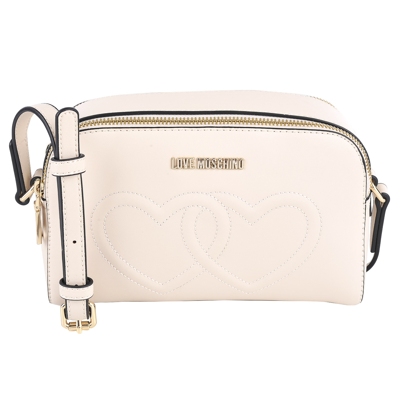 Женская сумка через плечо Love Moschino Embossed heart