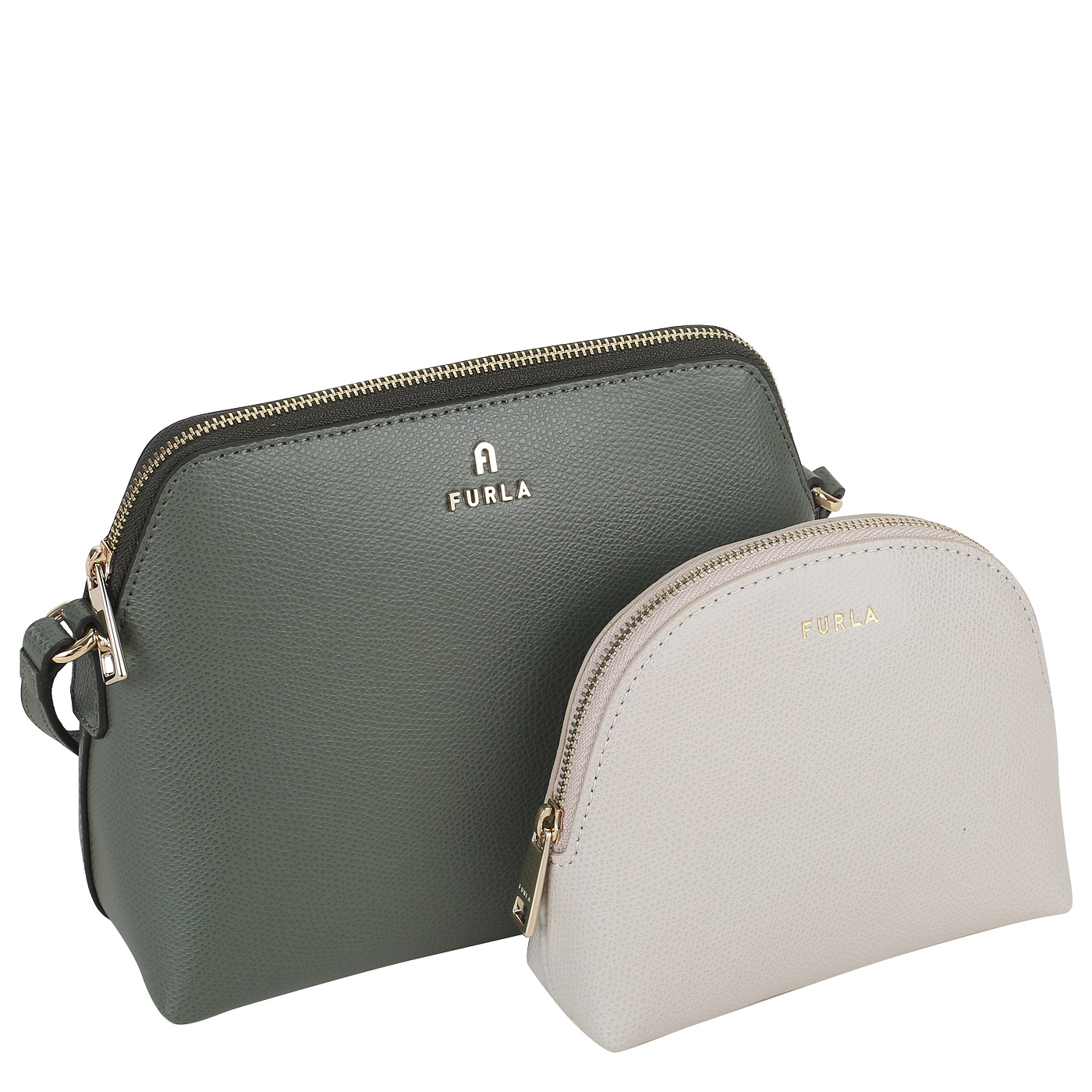 Сумка через плечо с косметичкой Furla Camelia