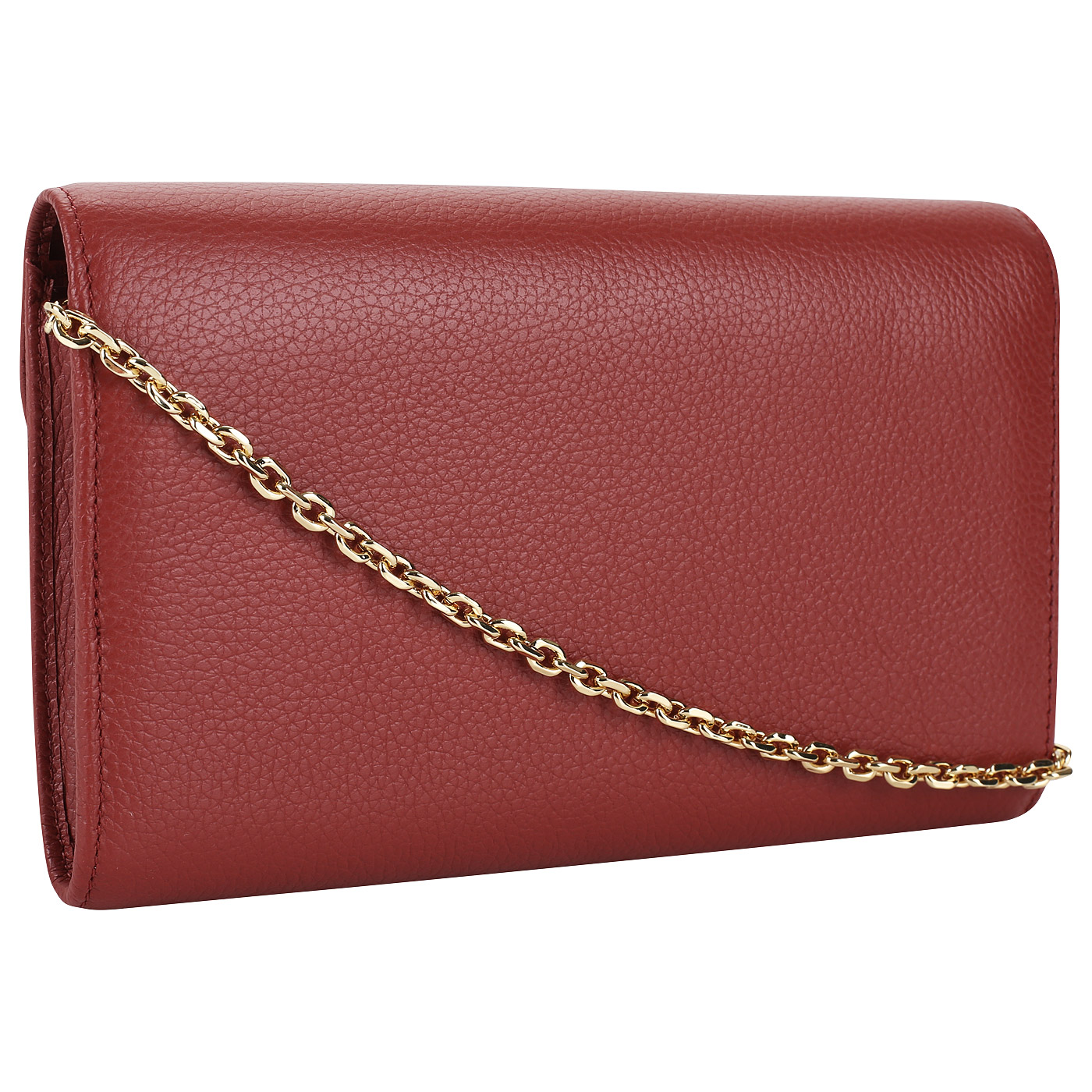 Клатч из кожи на кнопке Coccinelle Jalouse