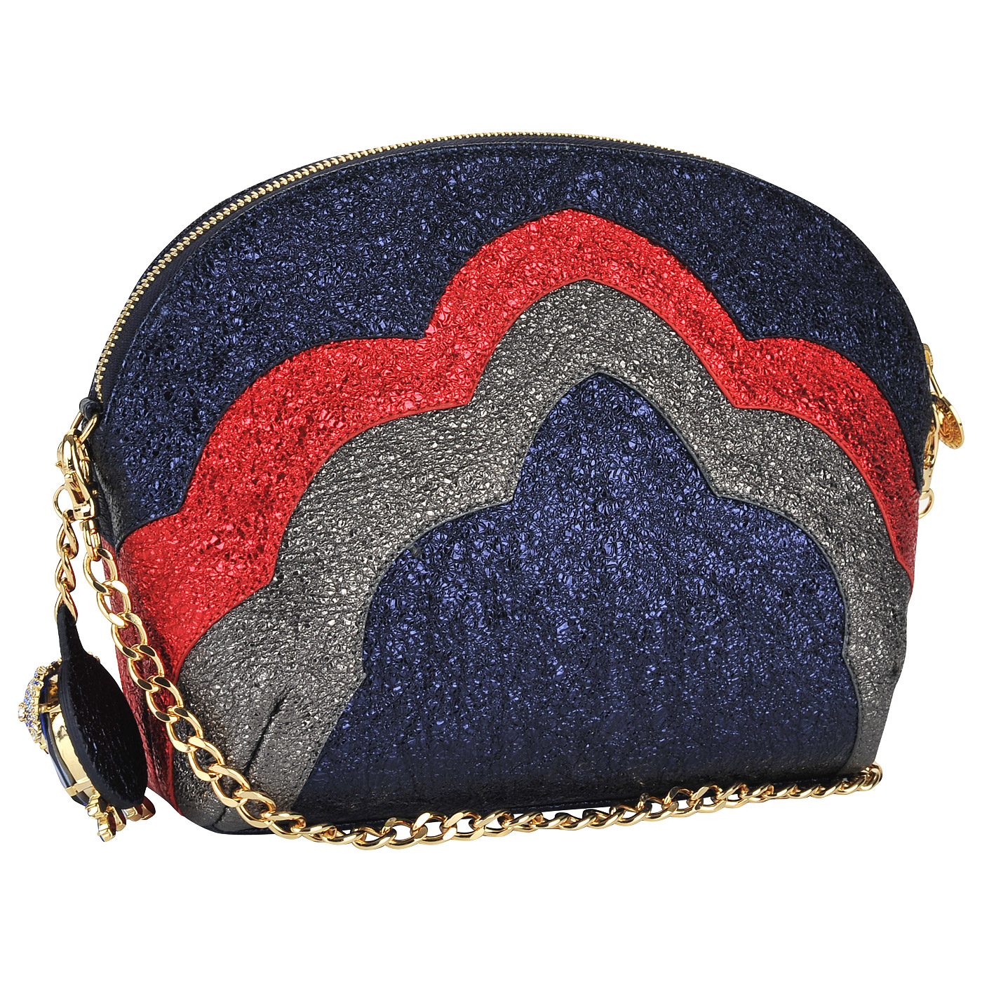 Женская кожаная сумочка с плечевой цепочкой Valentino Orlandi 