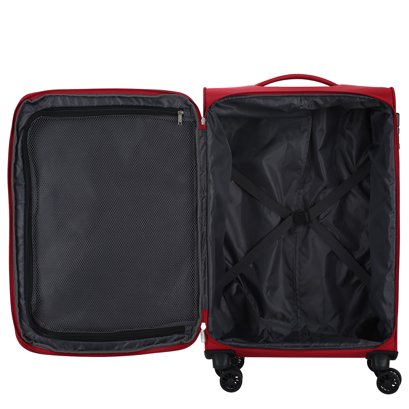 Чемодан средний M тканевый с кодовым замком American Tourister Crosstrack