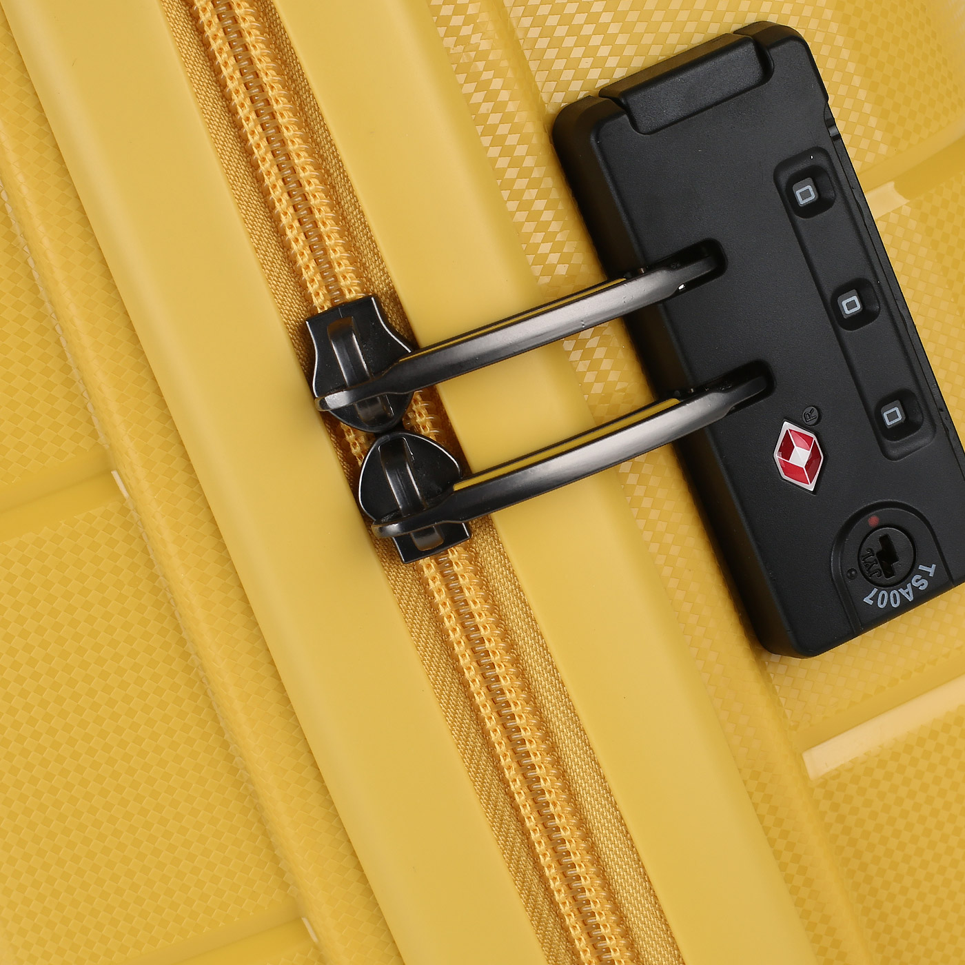 Маленький чемодан из желтого пластика Stevens Oxford