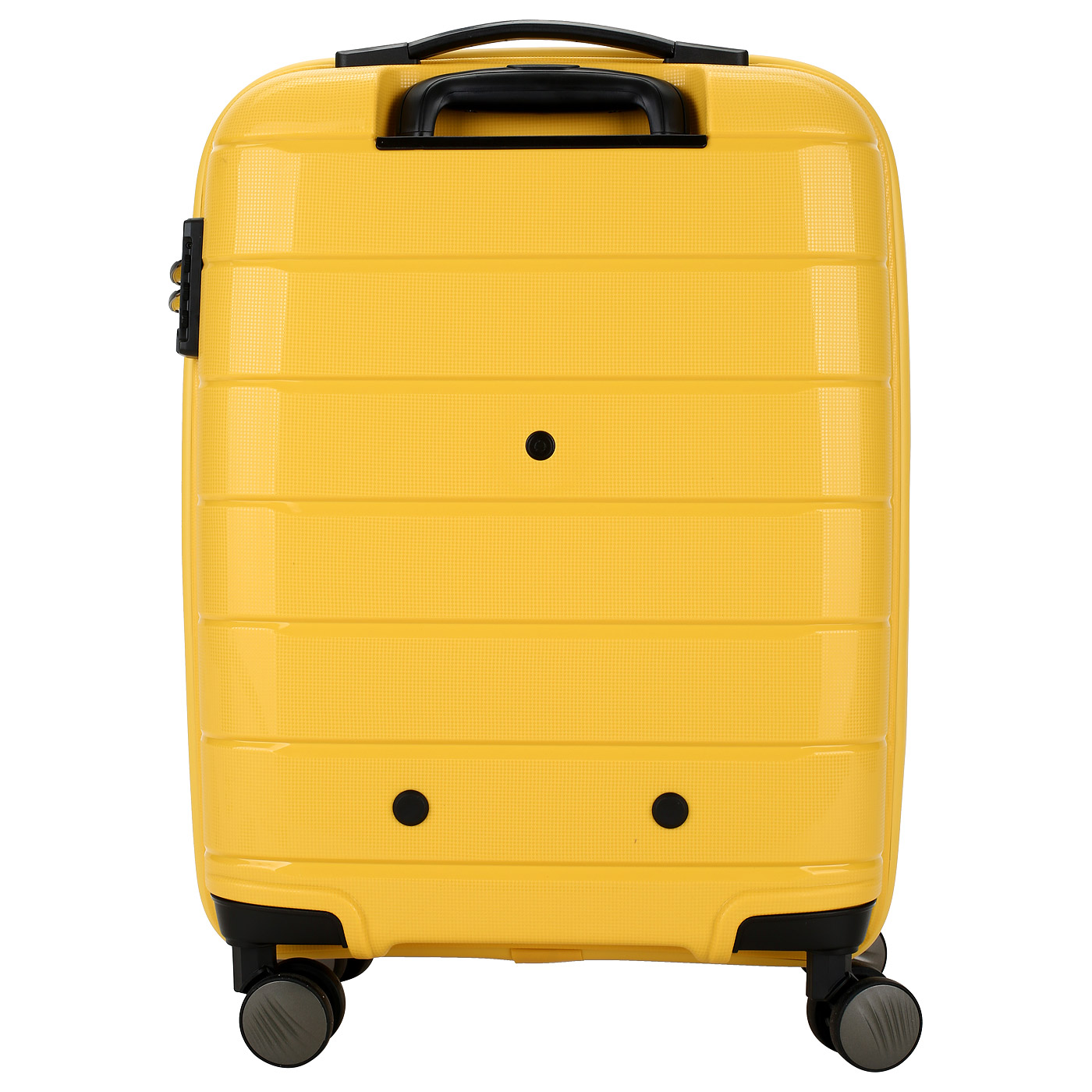 Маленький чемодан из желтого пластика Stevens Oxford