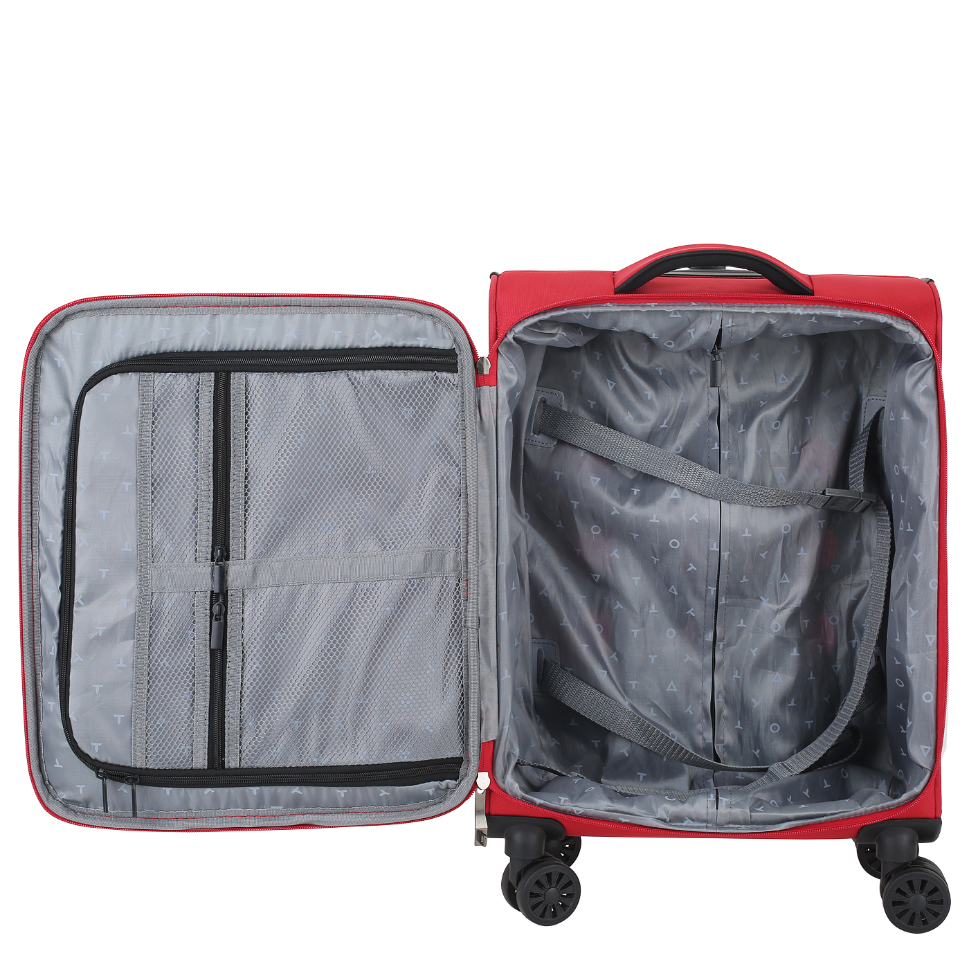 Чемодан для ручной клади тканевый Torber Brosno