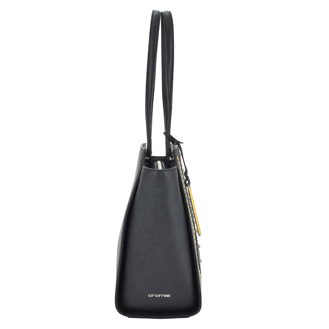 Сафьяновая сумка с длинными ручками Cromia Perla