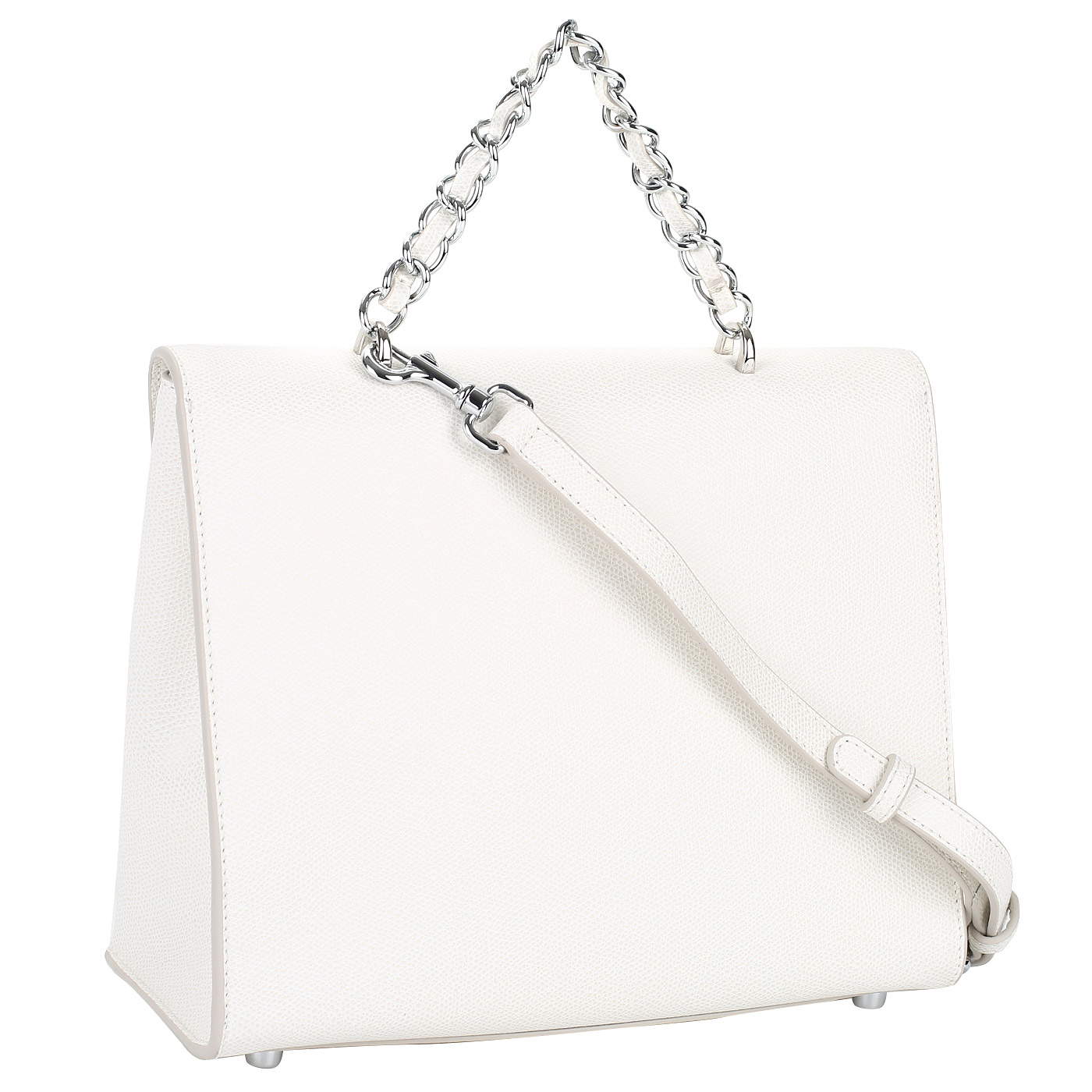 Белая женская сумка через плечо Aurelli Alma