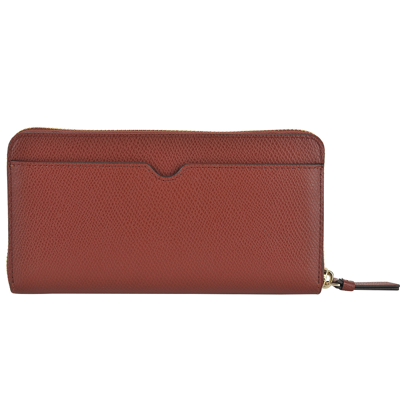 Женское портмоне из зернистой матовой кожи на молнии DKNY Cross Saffiano