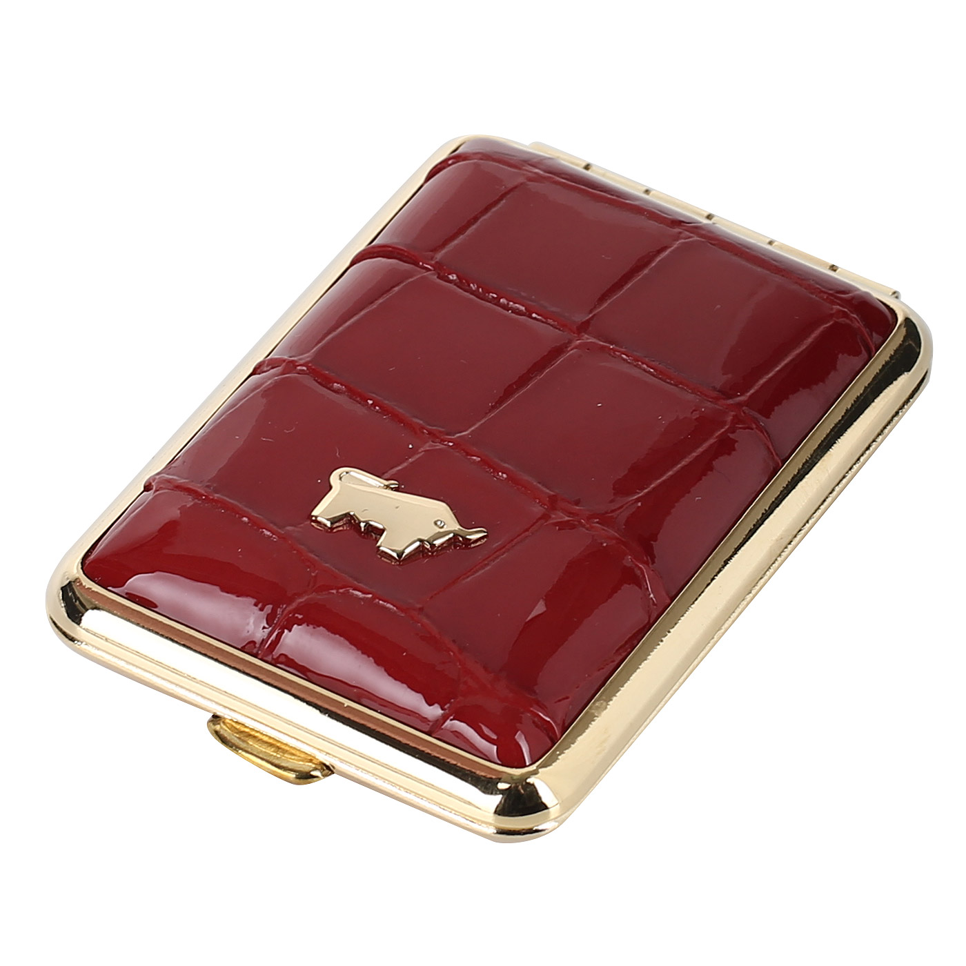 Таблетница с отделкой из лакированной кожи Braun Buffel Glanzcroko