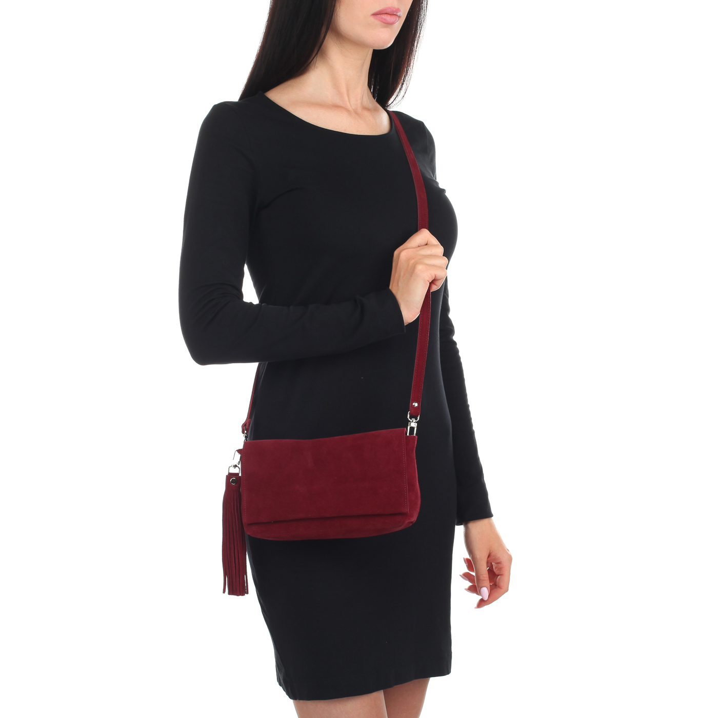 Замшевая сумочка Chatte 