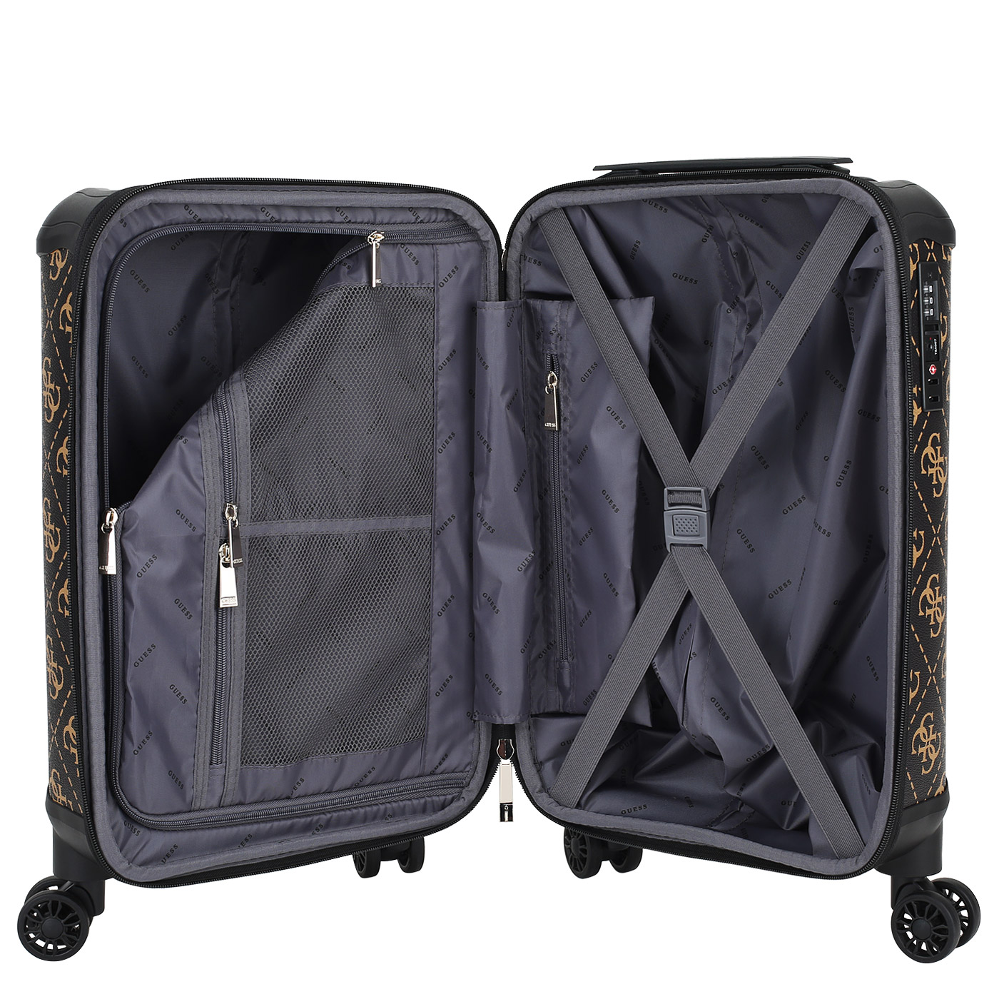 Чемодан маленький S из полиурeтана Guess Berta