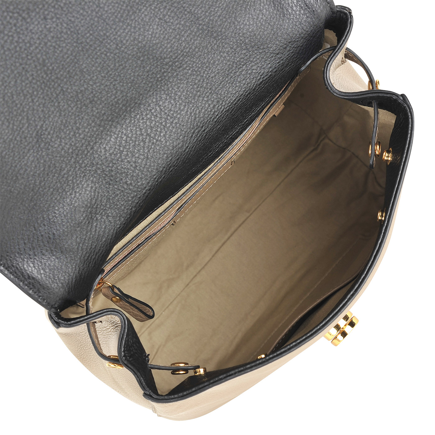 Кожаный рюкзак с откидным клапаном Coccinelle Liya