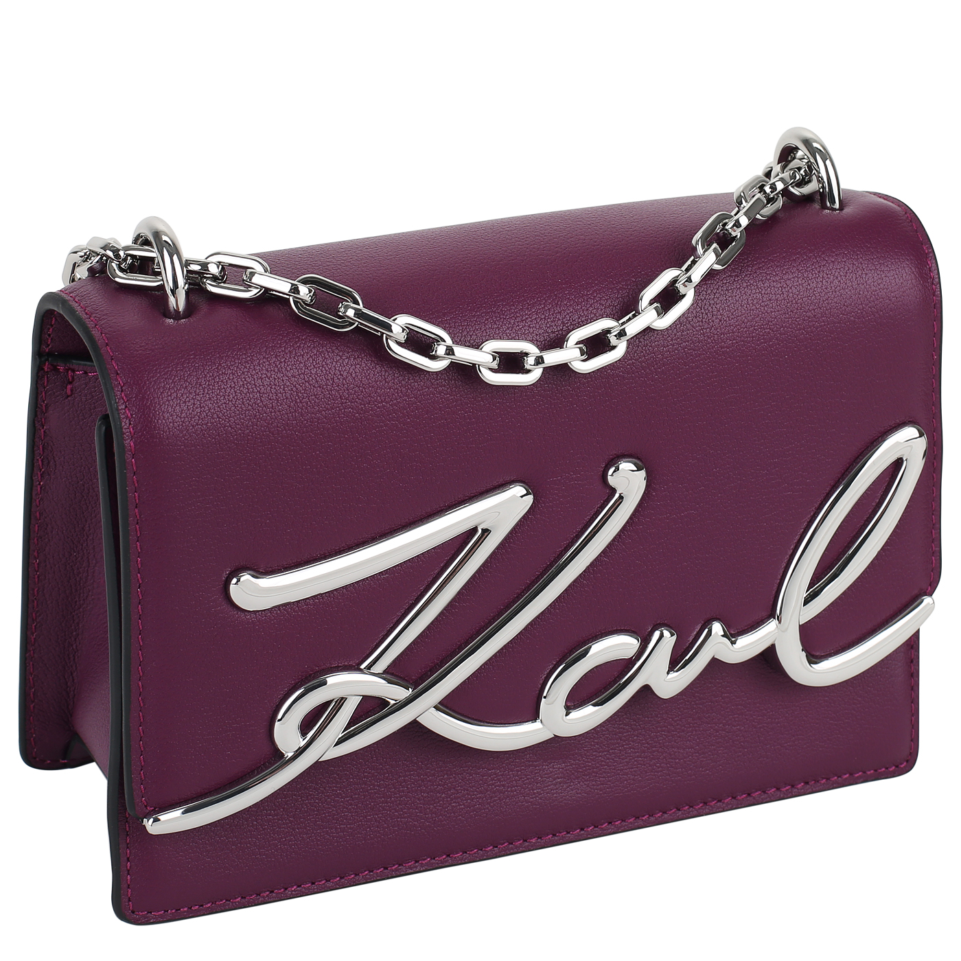Сумка через плечо с цепочкой Karl Lagerfeld Signature