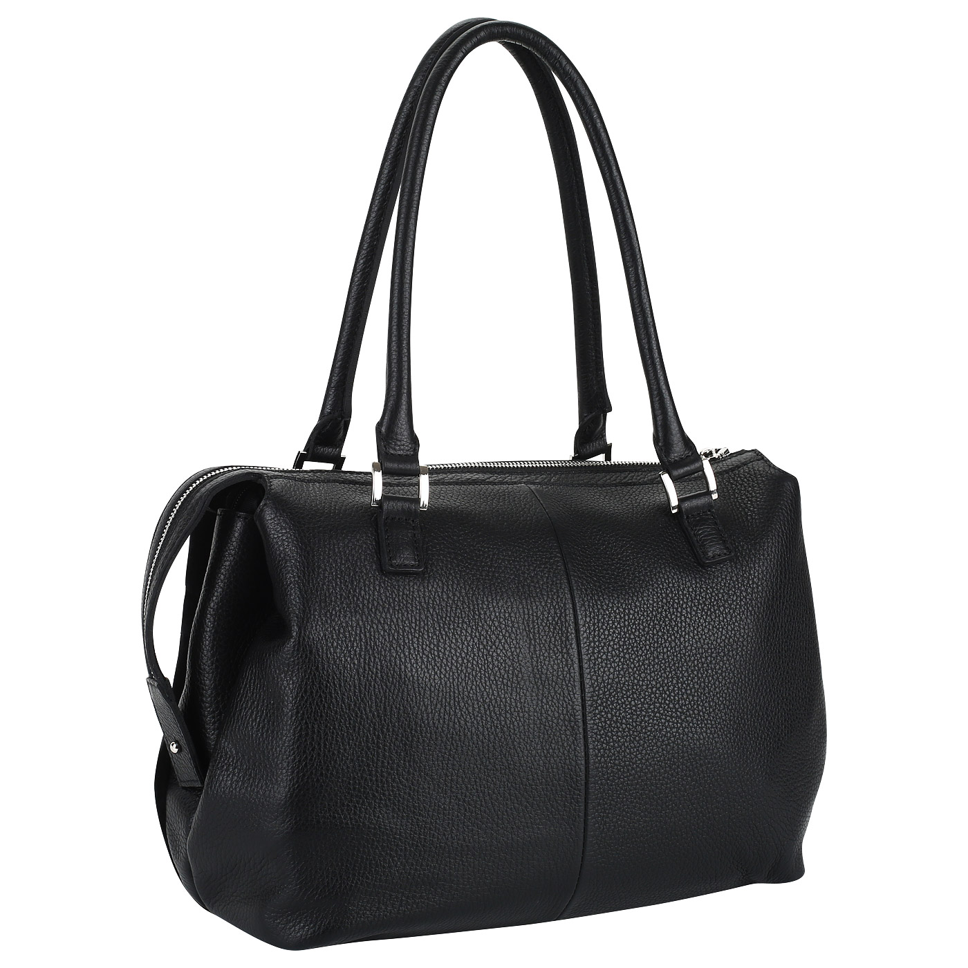 Черная комбинированная сумка Chatte 