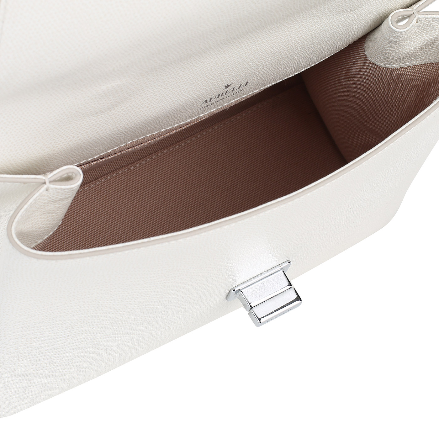 Белая женская сумка через плечо Aurelli Alma