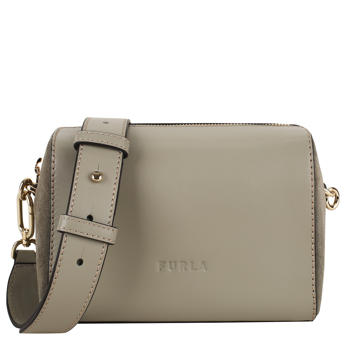 Furla Сумка с замшевой вставкой