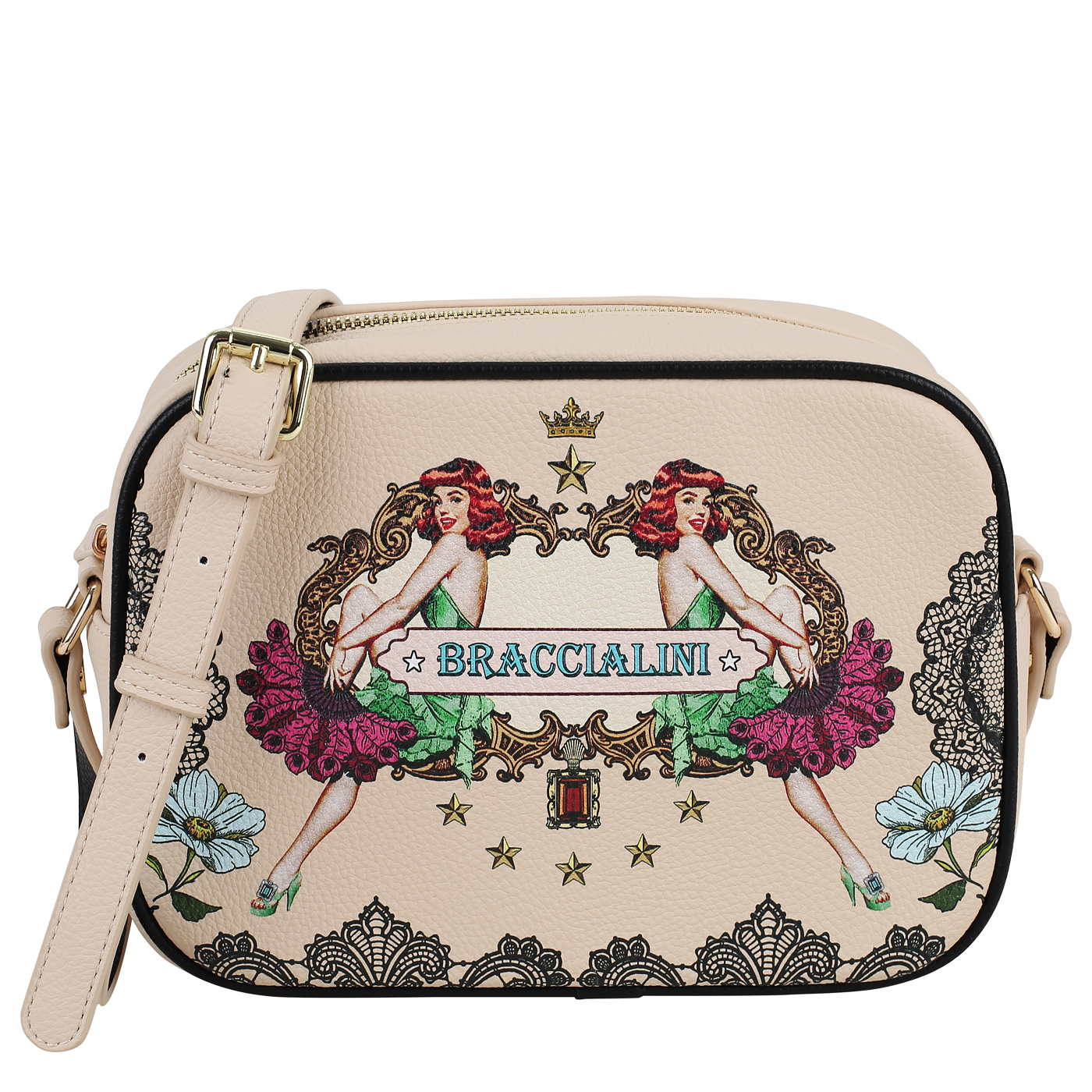 Сумка через плечо Braccialini Britney B17360-YY_beige - 2000558517898 ...