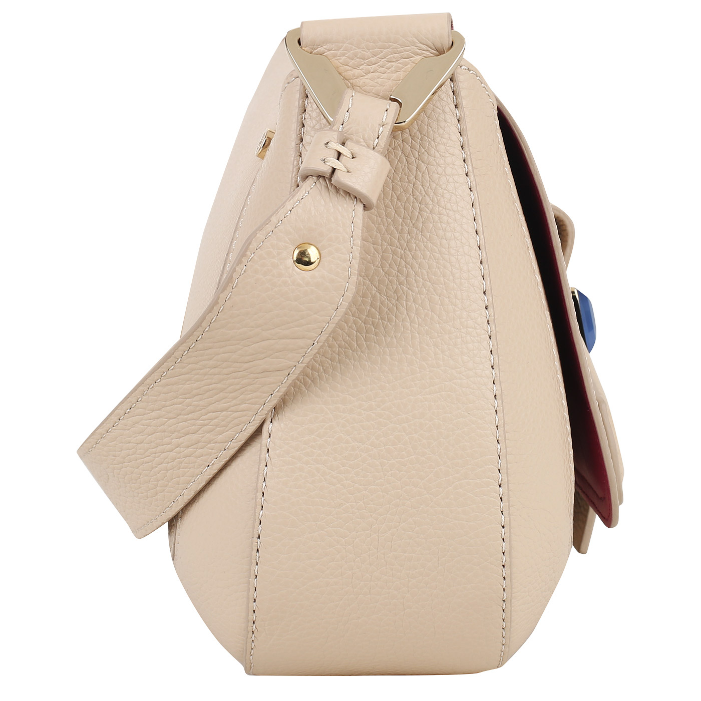 Кожаная сумка через плечо Carlo Salvatelli Gemma