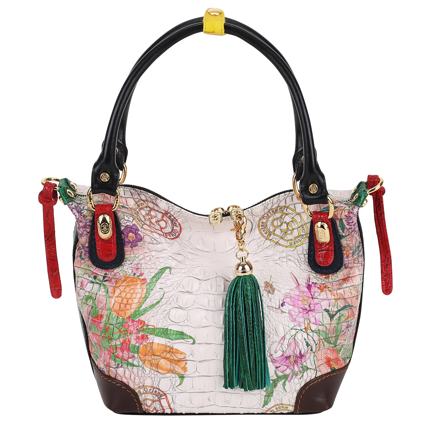 Marino Orlandi Сумка с цветочным принтом