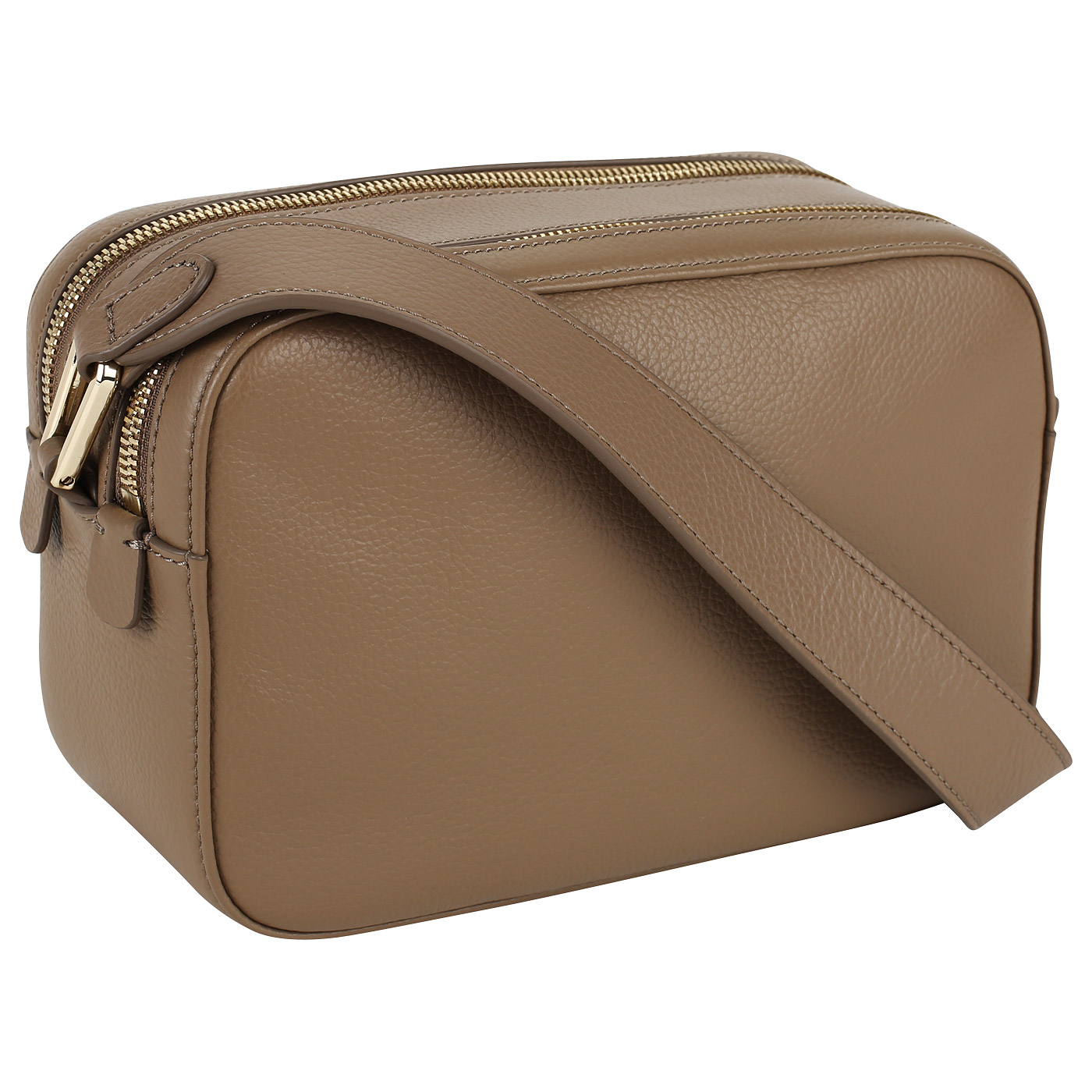 Серо-коричневая сумка Coccinelle Rendez-vous