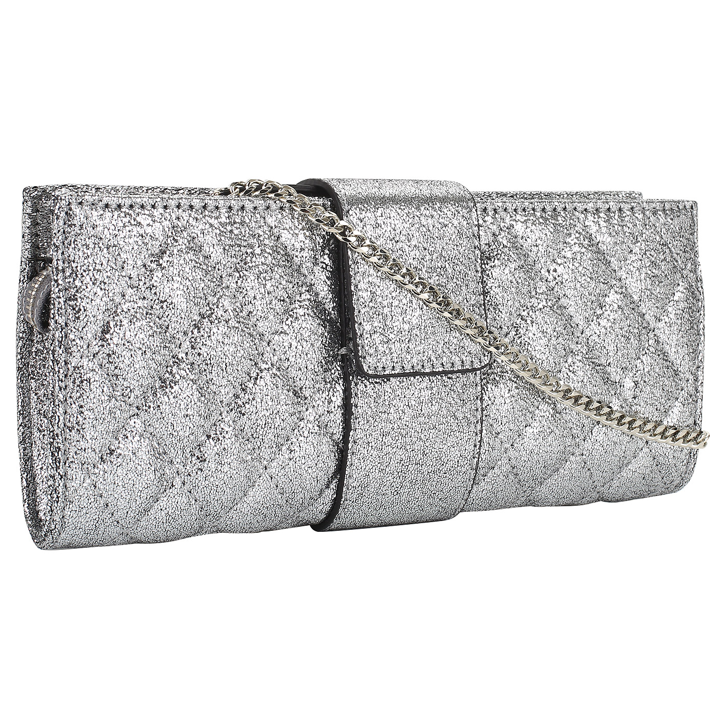 Клатч Guess Highlight HWGG74 13730_silver - 2000558034487 серебряный ...