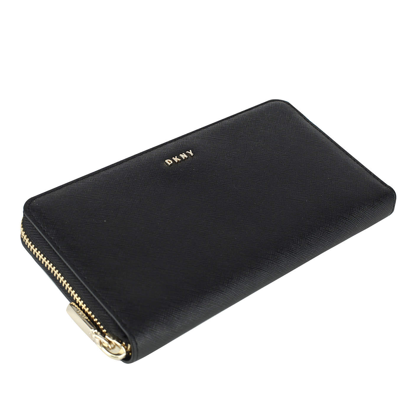 Женское портмоне из натуральной сафьяновой кожи DKNY Saffiano