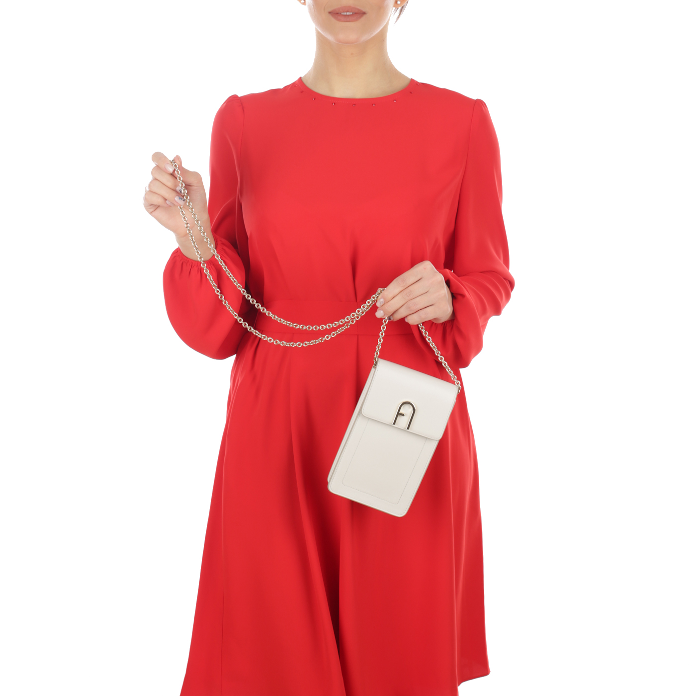 Сумка для смартфона с цепочкой Furla Flow