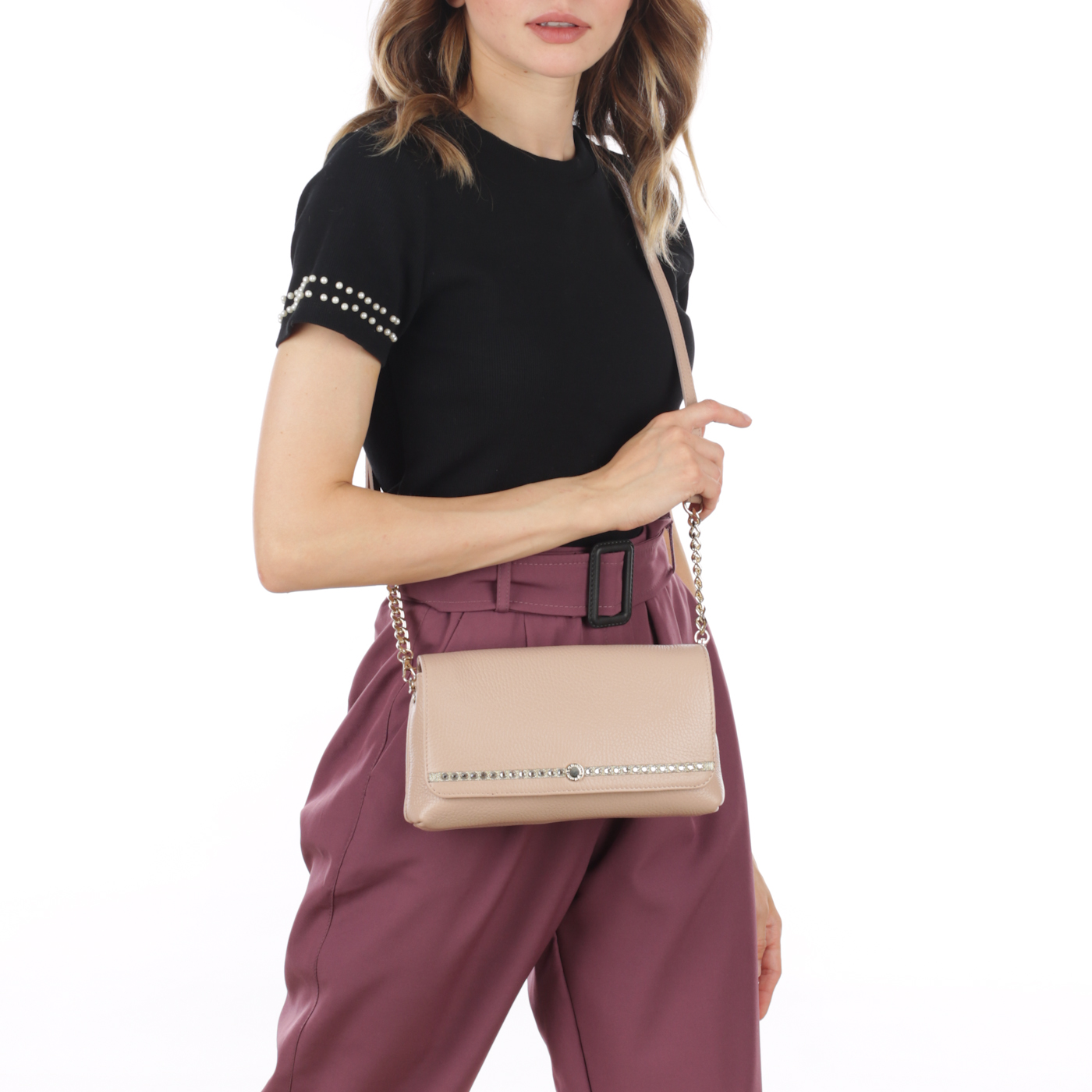 Сумка через плечо с цепочкой Marina Creazioni RIC252