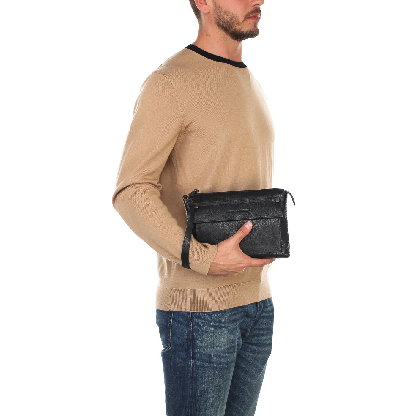 Мужской кожаный клатч Piquadro Kolyma