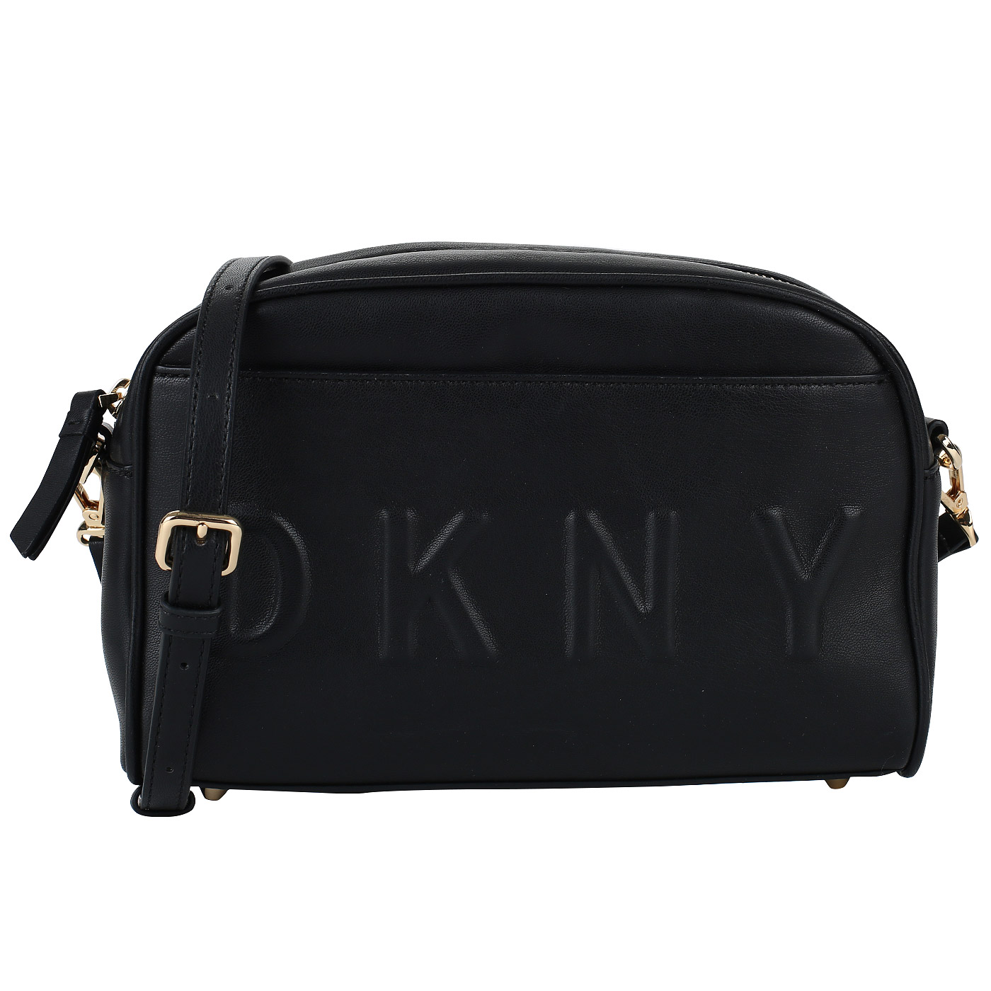 DKNY Черная женская сумочка с логотипом бренда