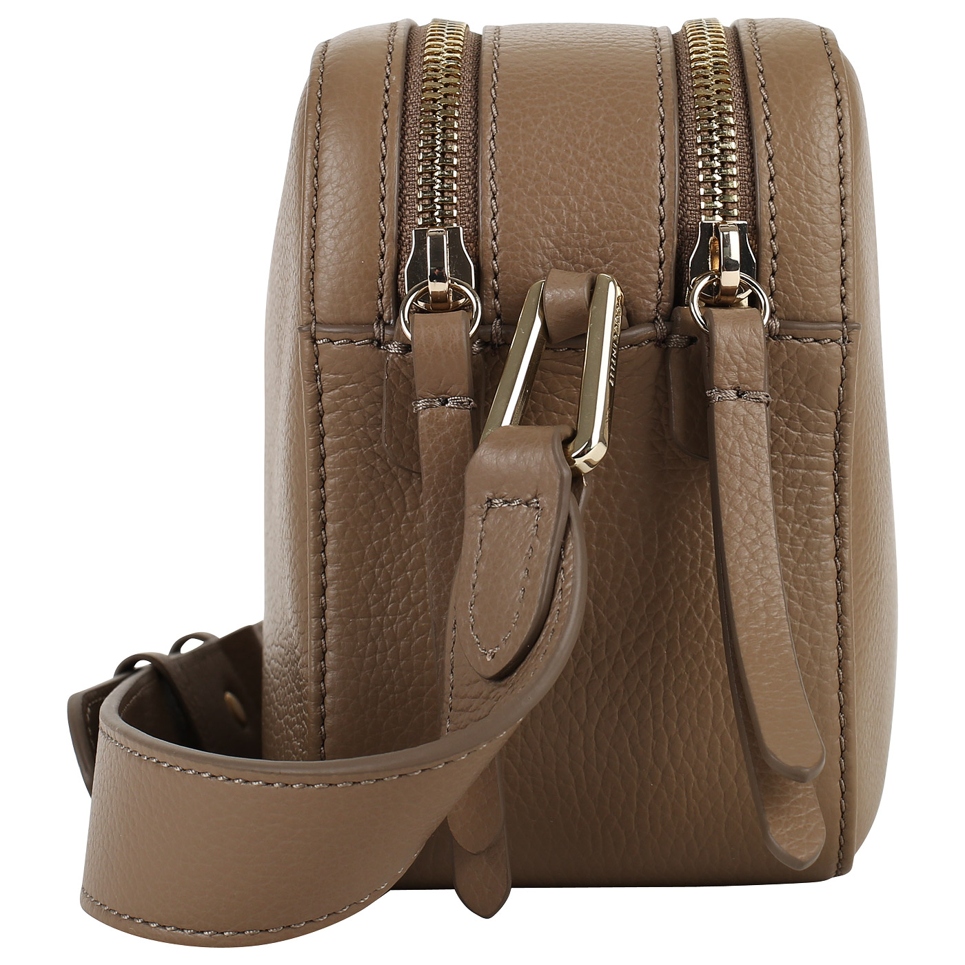 Серо-коричневая сумка Coccinelle Rendez-vous