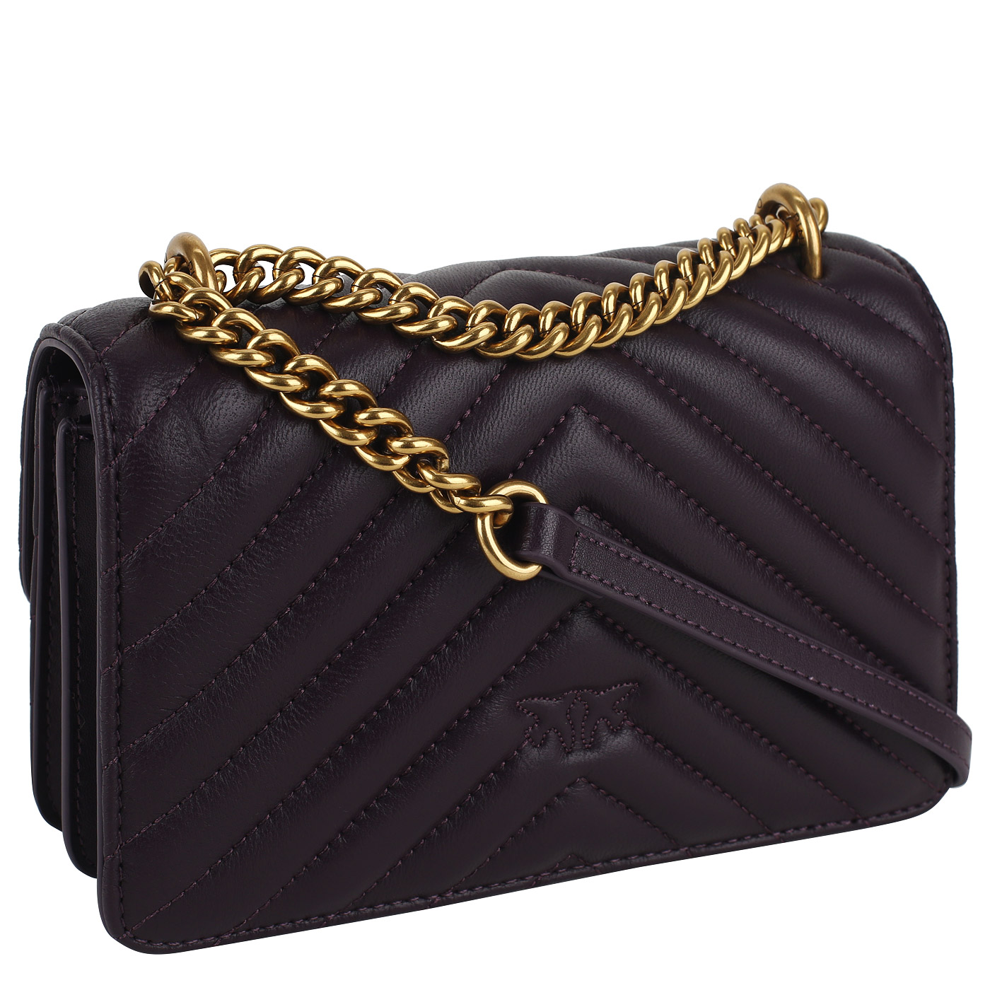 Сумка через плечо с цепочкой Pinko Chevron