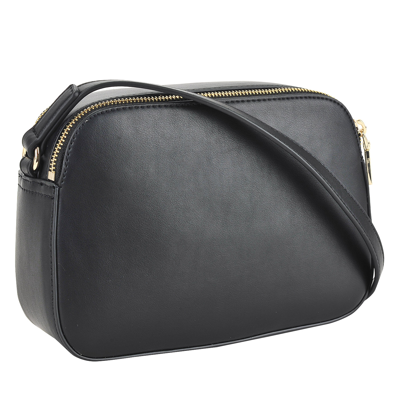 Черная сумка кросс-боди с аппликацией и съемным брелоком Love Moschino Girls  and  hearts