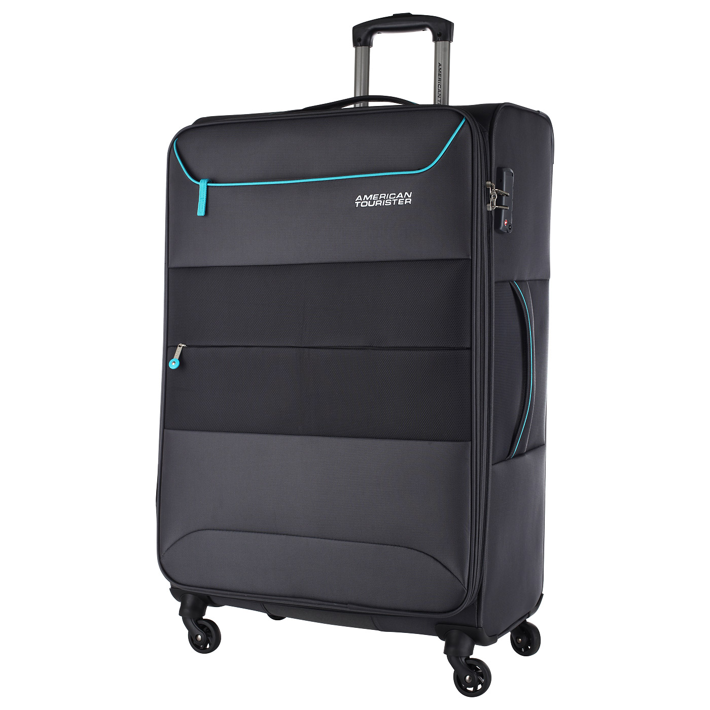 American Tourister Чемодан очень большой XL тканевый с кодовым замком