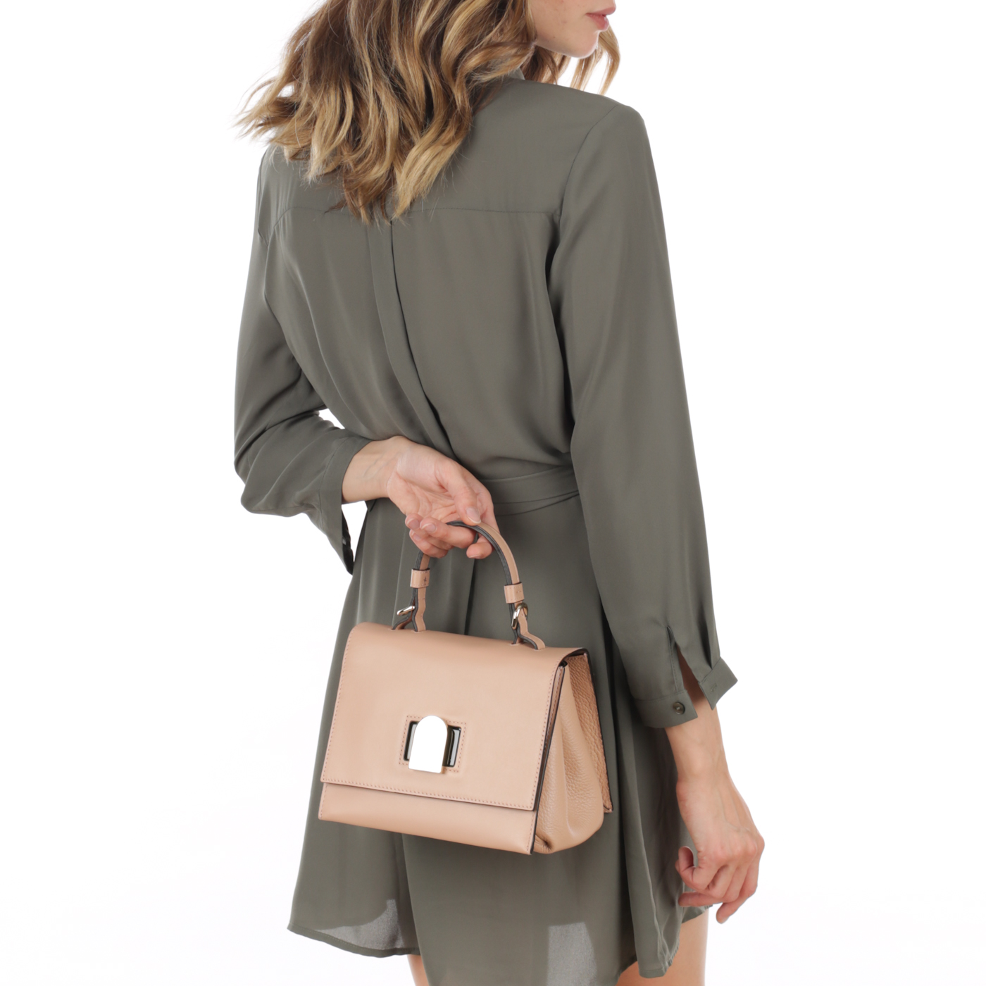 Кожаная сумка Furla Emma